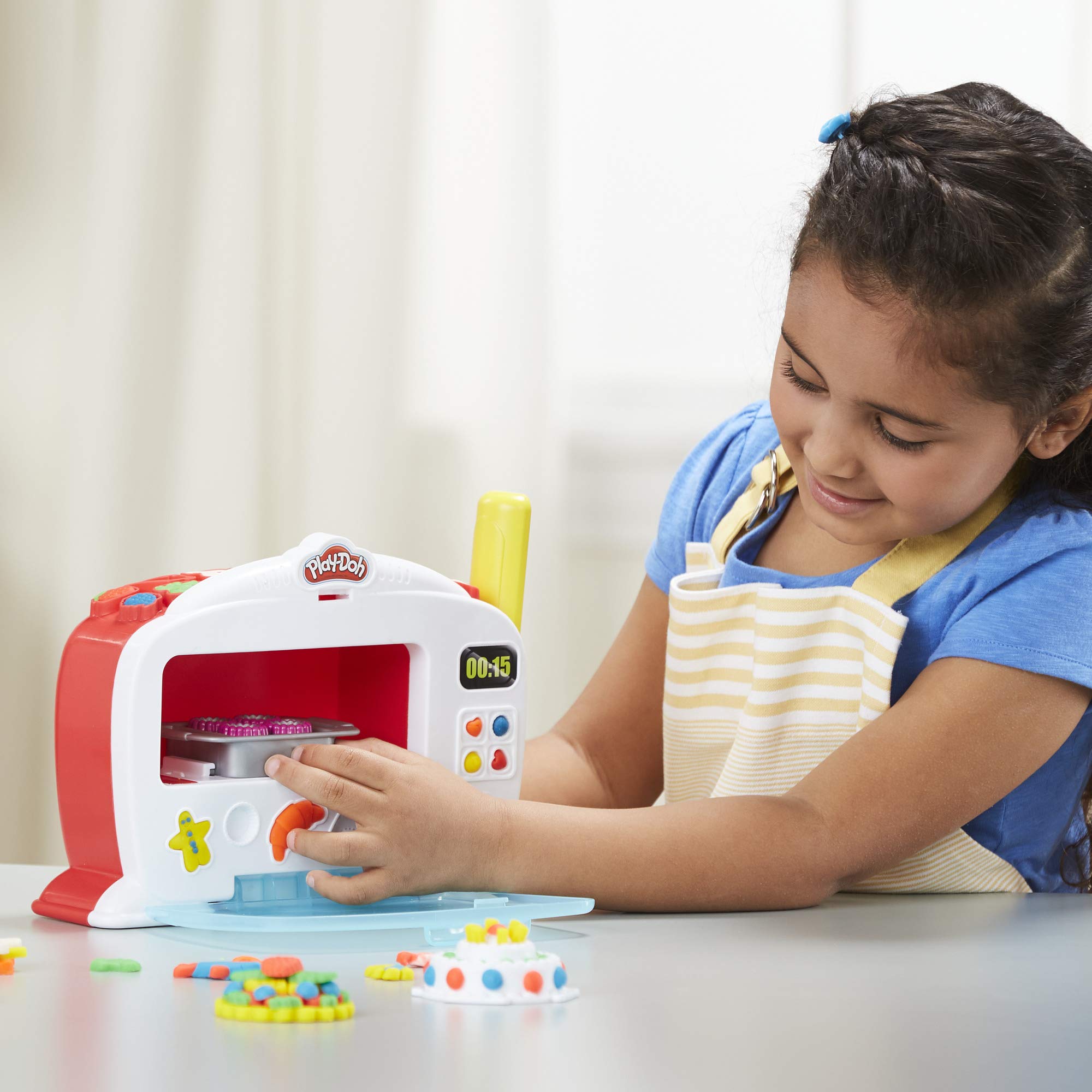 Play-Doh Kitchen Creations Magischer Ofen-Spielset – Lichter und Geräusche für Kinder ab 3 Jahren 3