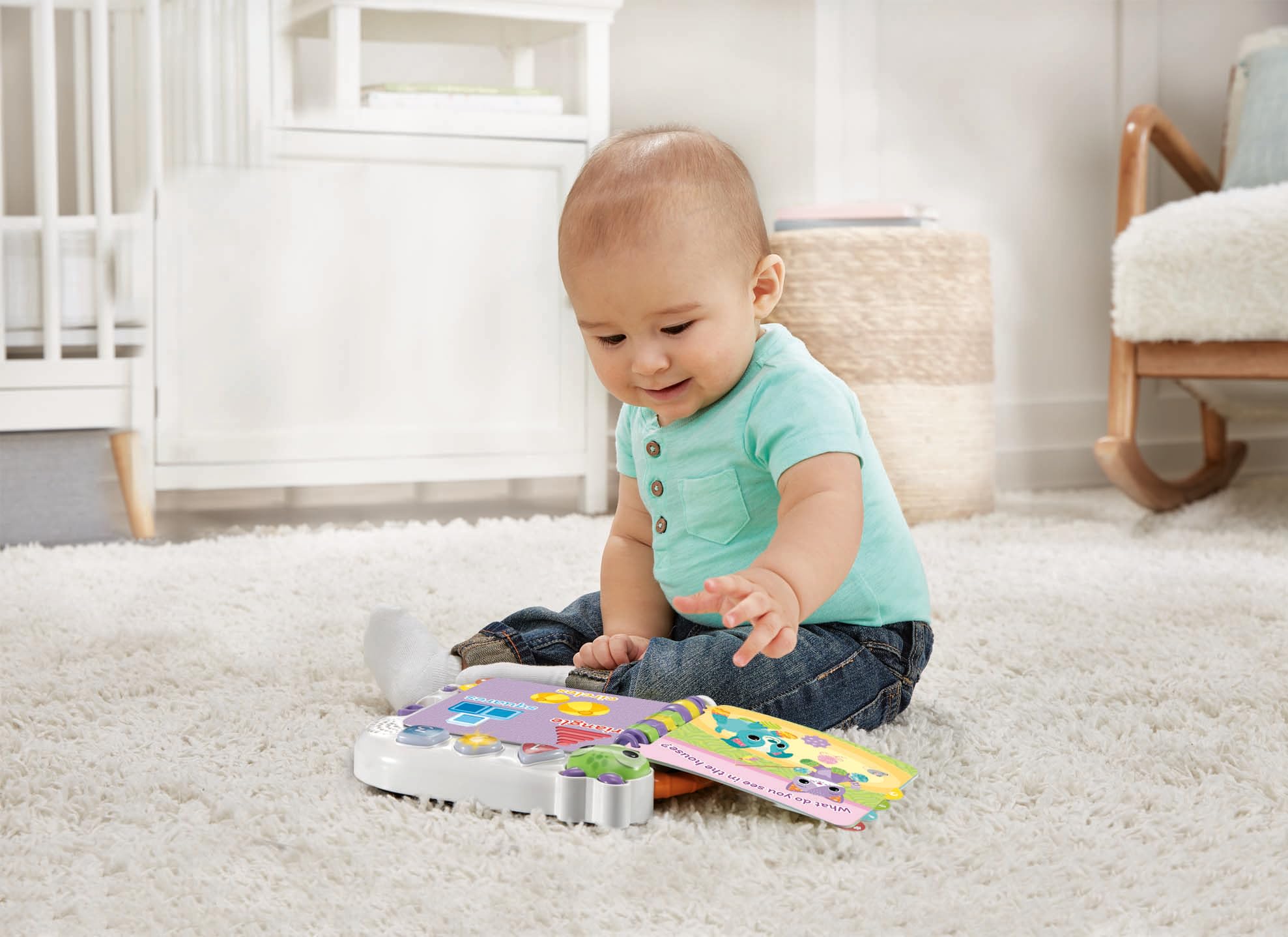 VTech Baby Learn and Discover Interactive Book | Ages 6-36 Months | 3 Modes 4