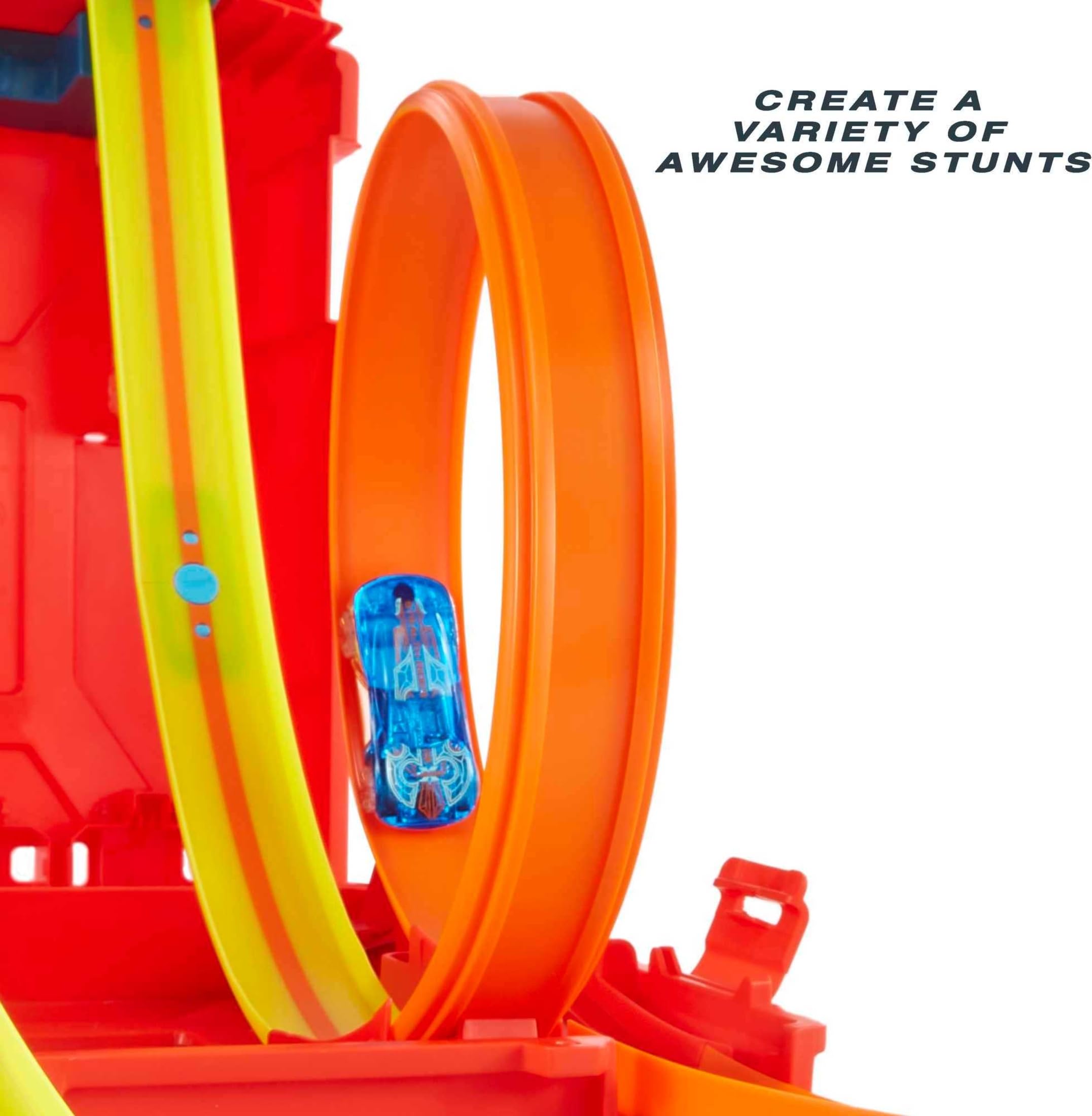 Hot Wheels Track Builder Unlimited Fuel Can Stunt Box | Includes 1 Vehicle | Ages 6+ | Model HDX78 5
