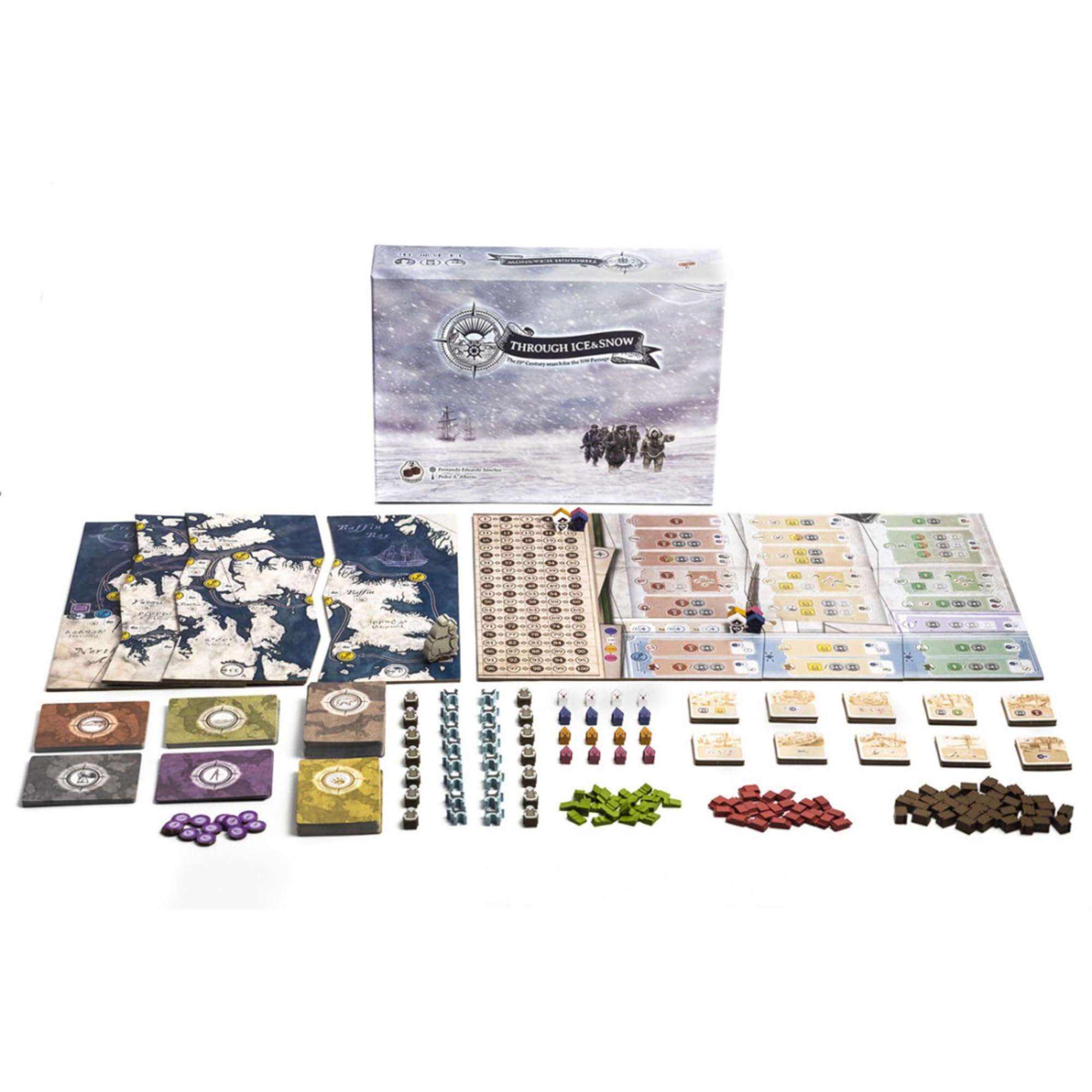2Tomatoes Games Through Ice and Snow Arctic Exploration Board Game 3