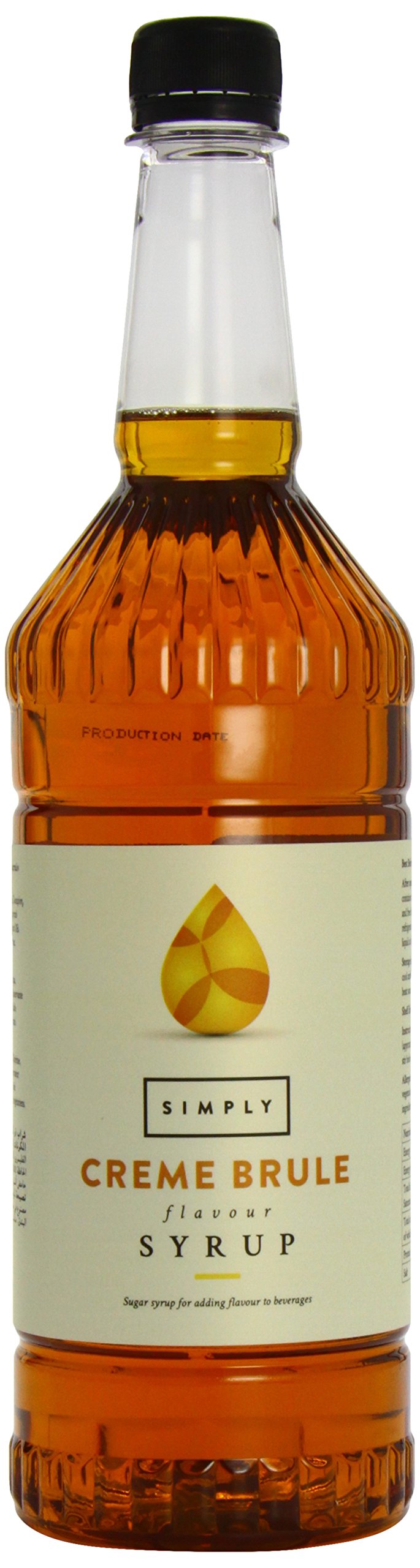 Simply - Crème Brûlée-Sirup, vegan und nussfrei, für Kaffee, Getränke und Backwaren