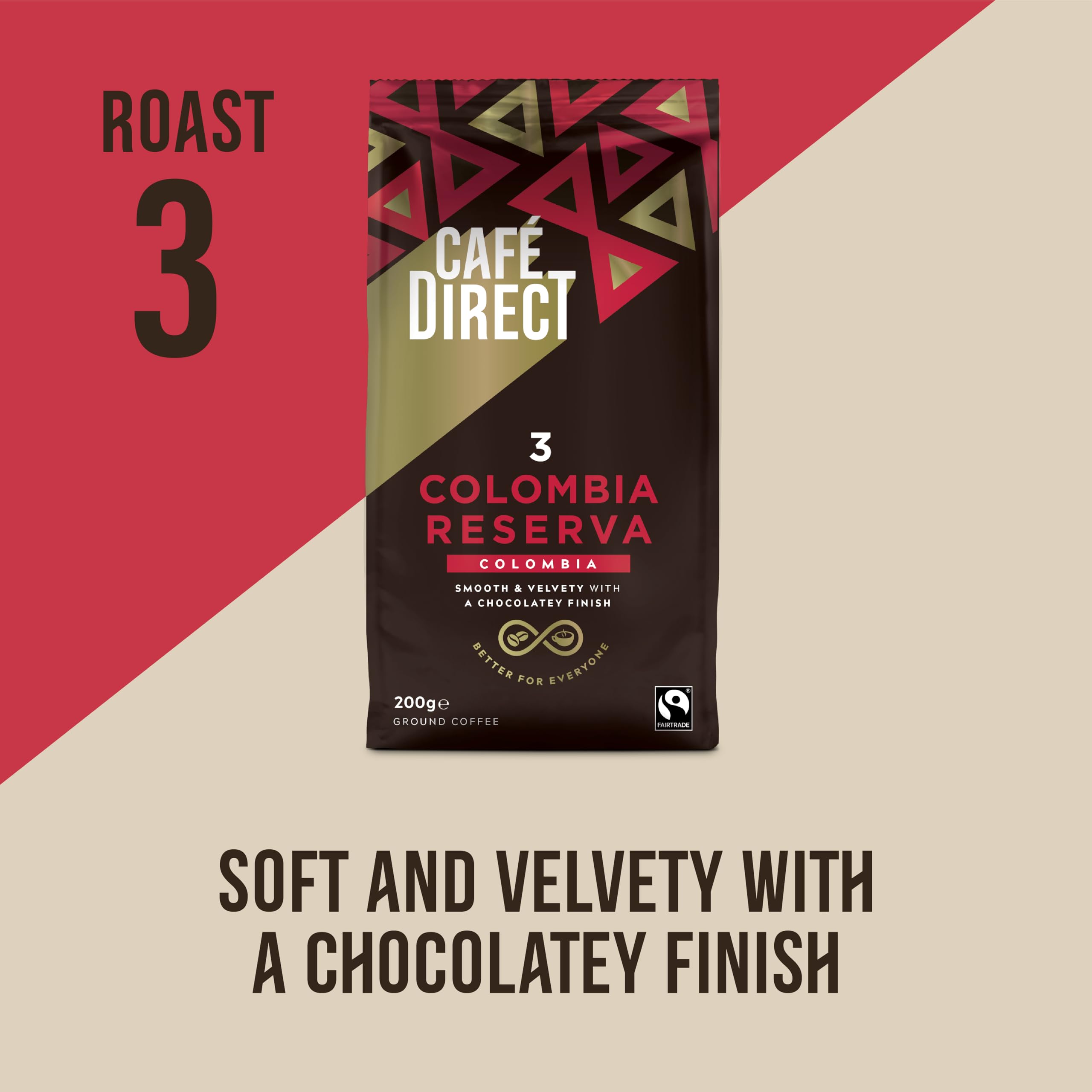 Cafédirect Cauca Valley Colombia Fairtrade Ground Arabica Coffee 227g (Pack of 6) 6