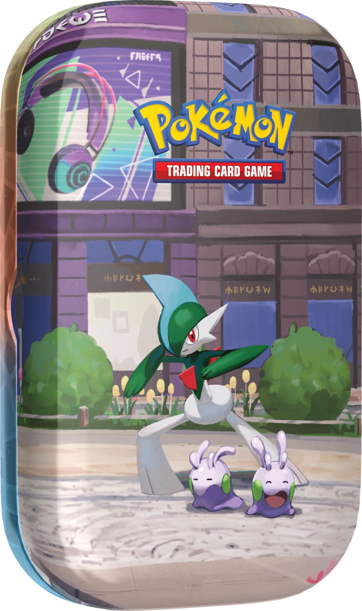 Pokémon TCG: Lumiose City Mini Tin featuring Gallade & Goomy | 2 Booster Packs