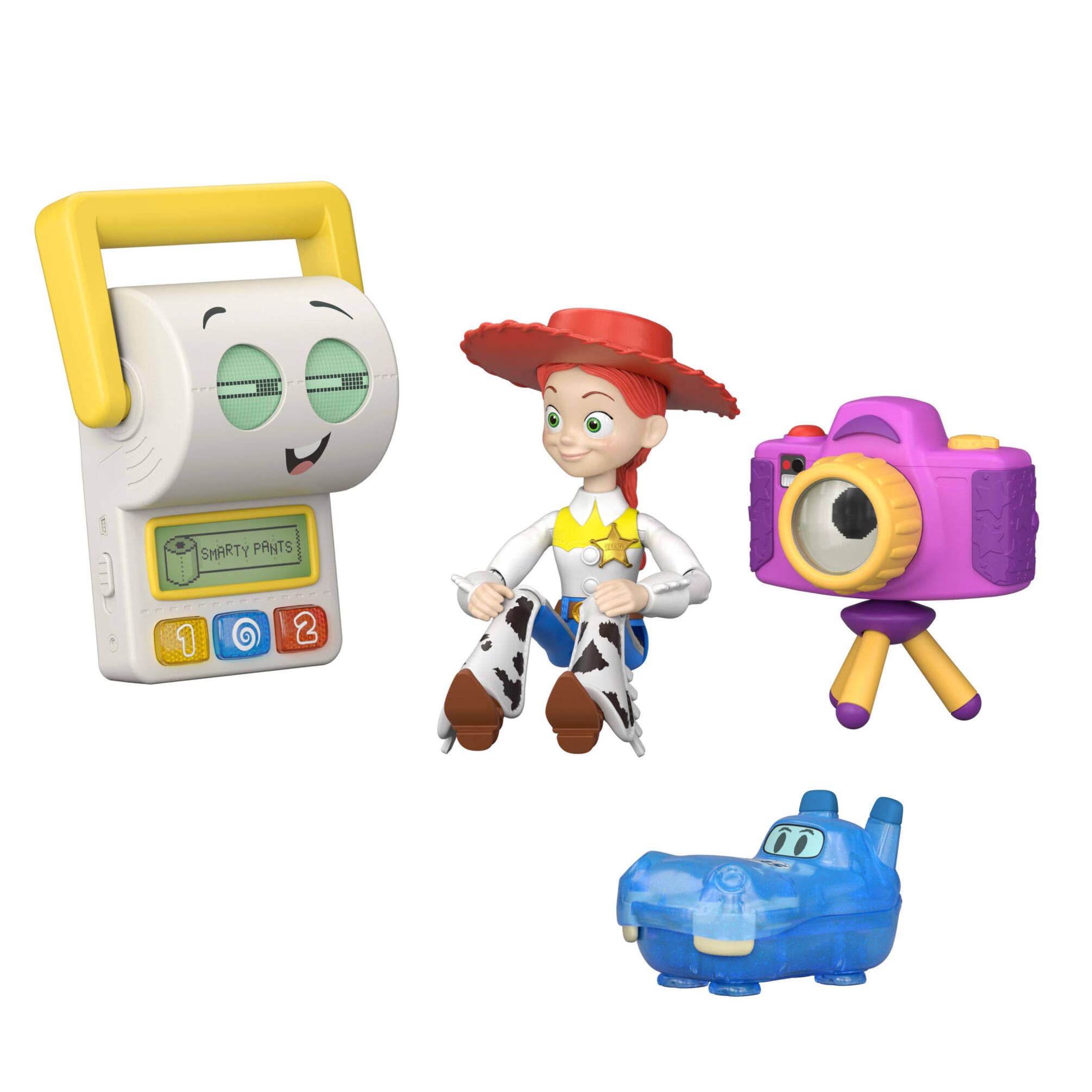 Mattel Disney and Pixar Toy Story 5 Action Figures Multipack with Jessie, Smarty Pants, Atlas & Snappy 6