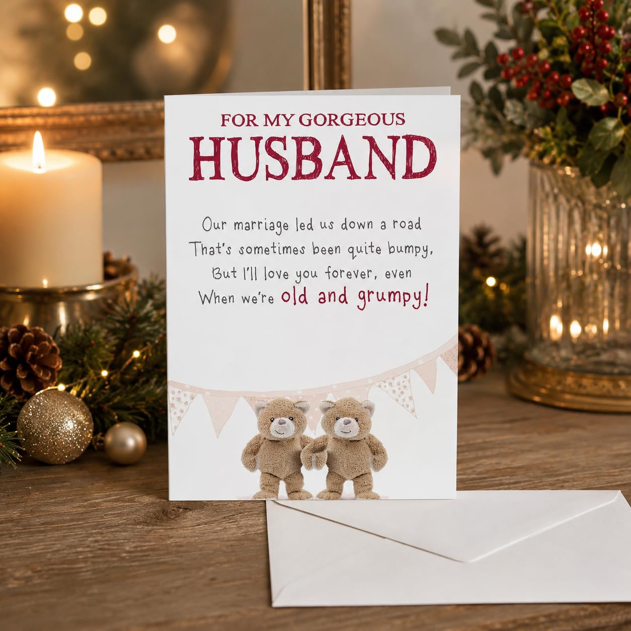 Emotional Rescue Grumpy Birthday Card - Husband | FSC Paper | Made in UK