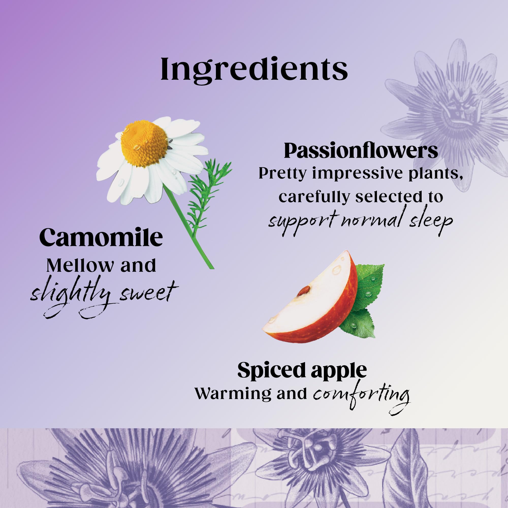Twinings Superblends Sleep Tea - Spiced Apple & Vanilla Herbal Infusion | 40 Teabags