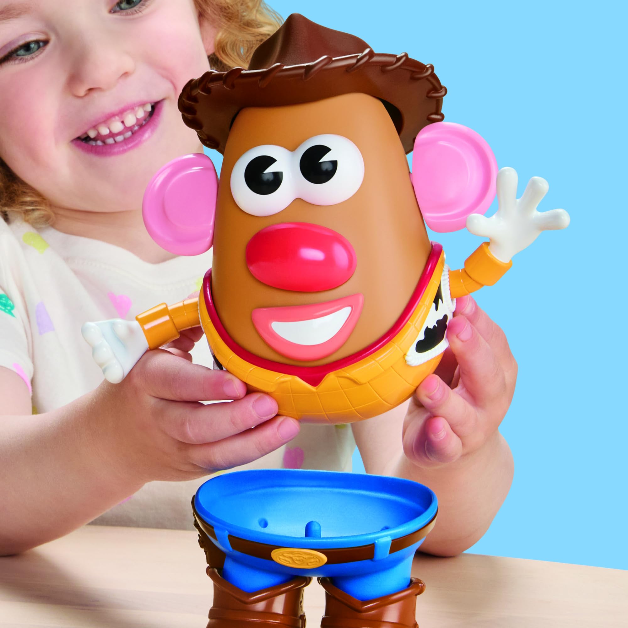 Mr. Potato Head Toy Story Woody Tater Set with 1 Potato Body and 12 Accessories | Ages 2+ 4