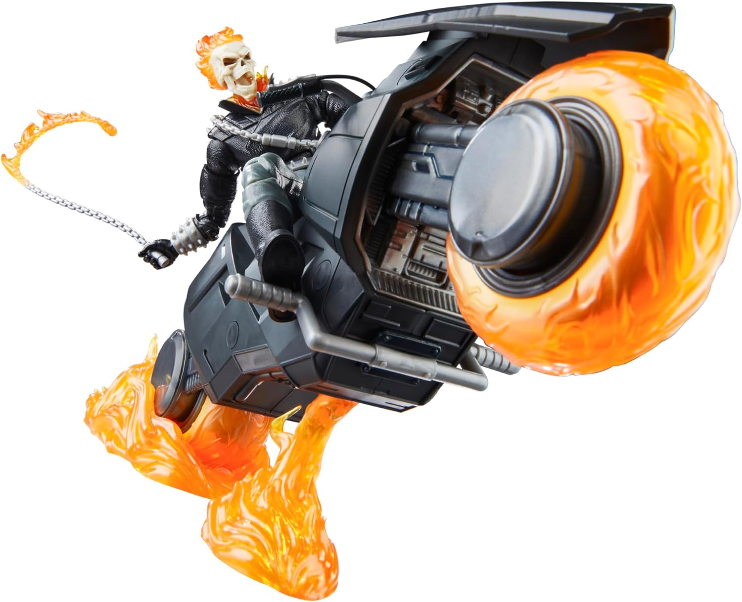 Hasbro Marvel Legends Series Ghost Rider – Danny Ketch Actionfigur mit Hell Cycle Motorrad (F1234) 3