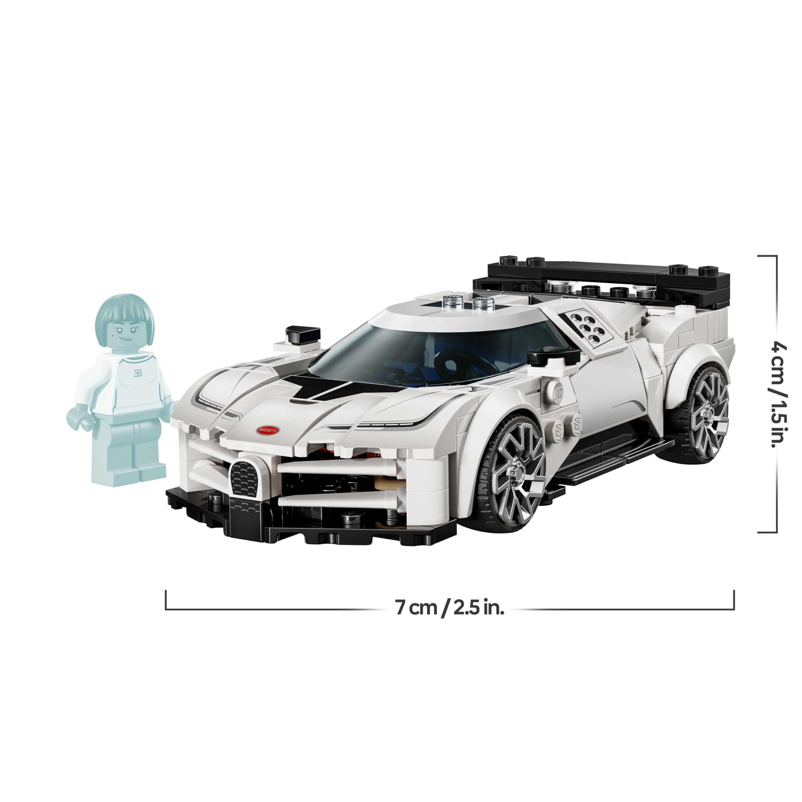 LEGO Speed Champions Bugatti Centodieci Hyper Sports Car Building Set 77240 for Ages 9+ 8