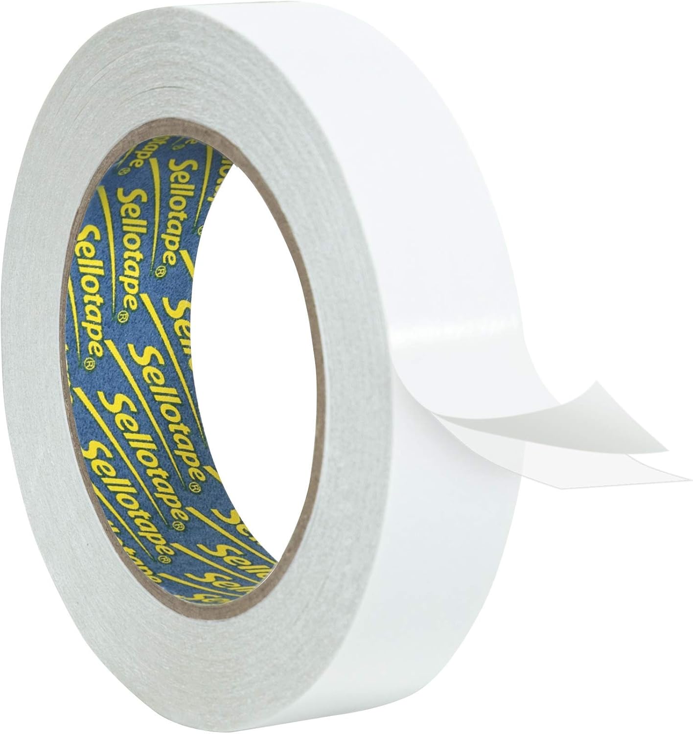 Sellotape Double Sided Tape, Strong Double Sided Tape for Everyday Use, Mounting, Arts & Crafts, Easy to Use Double Sided Sticky Tape with Solid Grip & Easy Peel, 25mmx33m 4