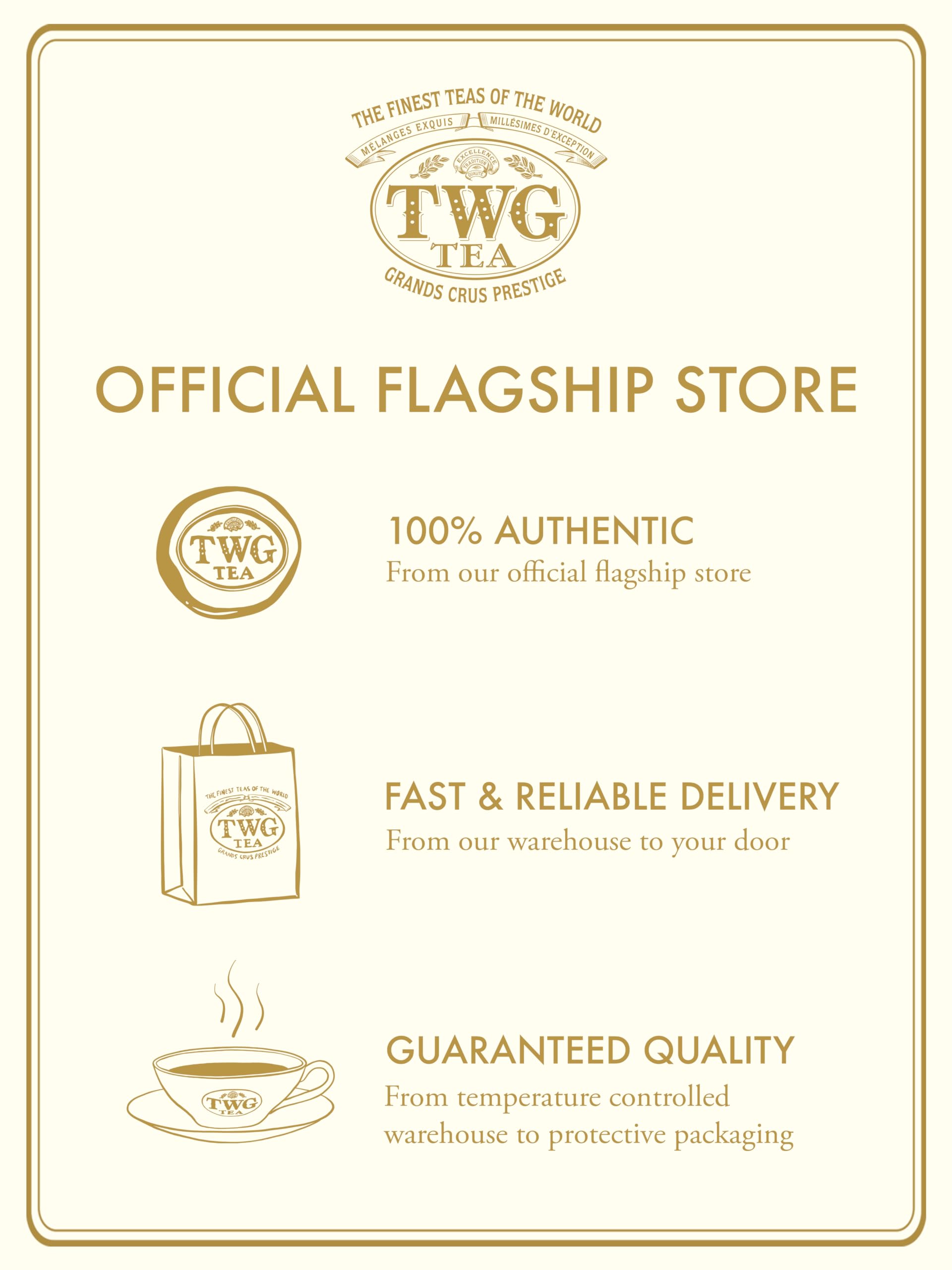 TWG Tea Chamomile Herbal Tea | Decaffeinated & Theine-Free | 15 Hand-Sewn Cotton Teabags 10