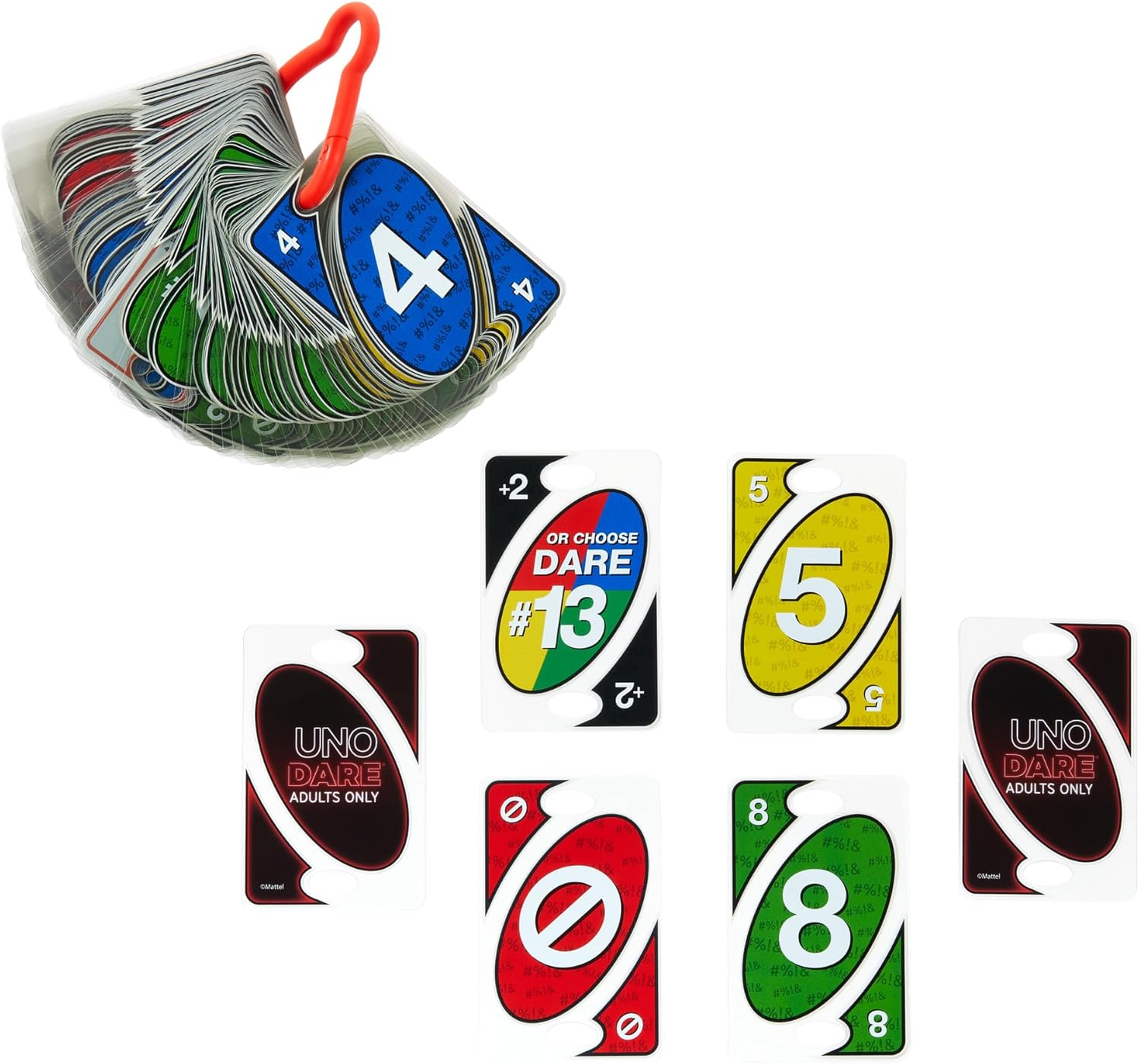 Mattel Games UNO Dare Adults Only Card Game, UK English Version 3