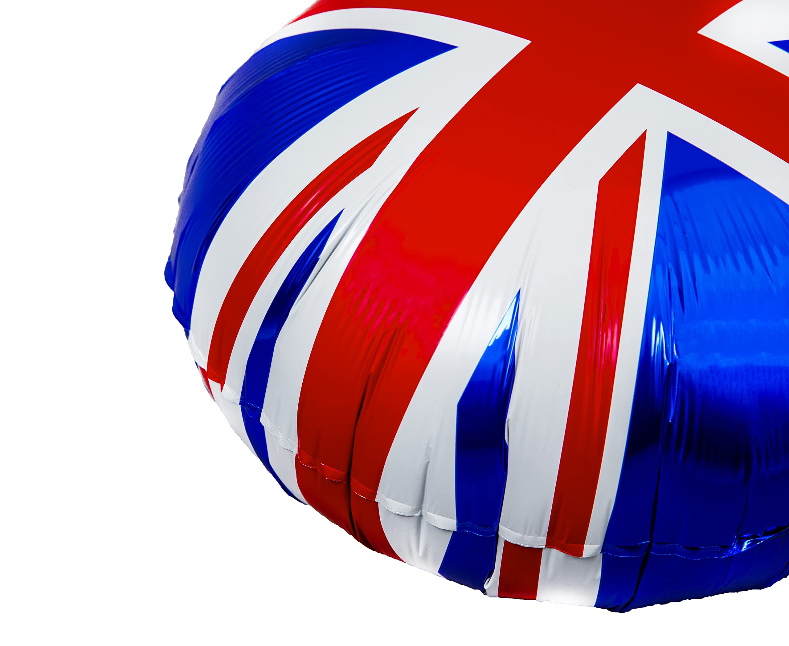 SHATCHI 10Pcs Large Union Jack Foil Balloon 18 Inch Helium Fill for British Parties 7