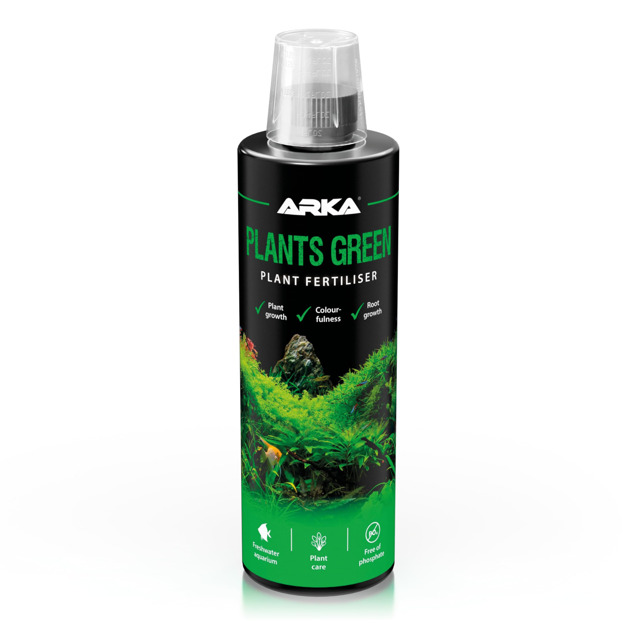 ARKA Plants Green Aquarium Fertiliser - Boosts Health & Colour | 473 ml Liquid