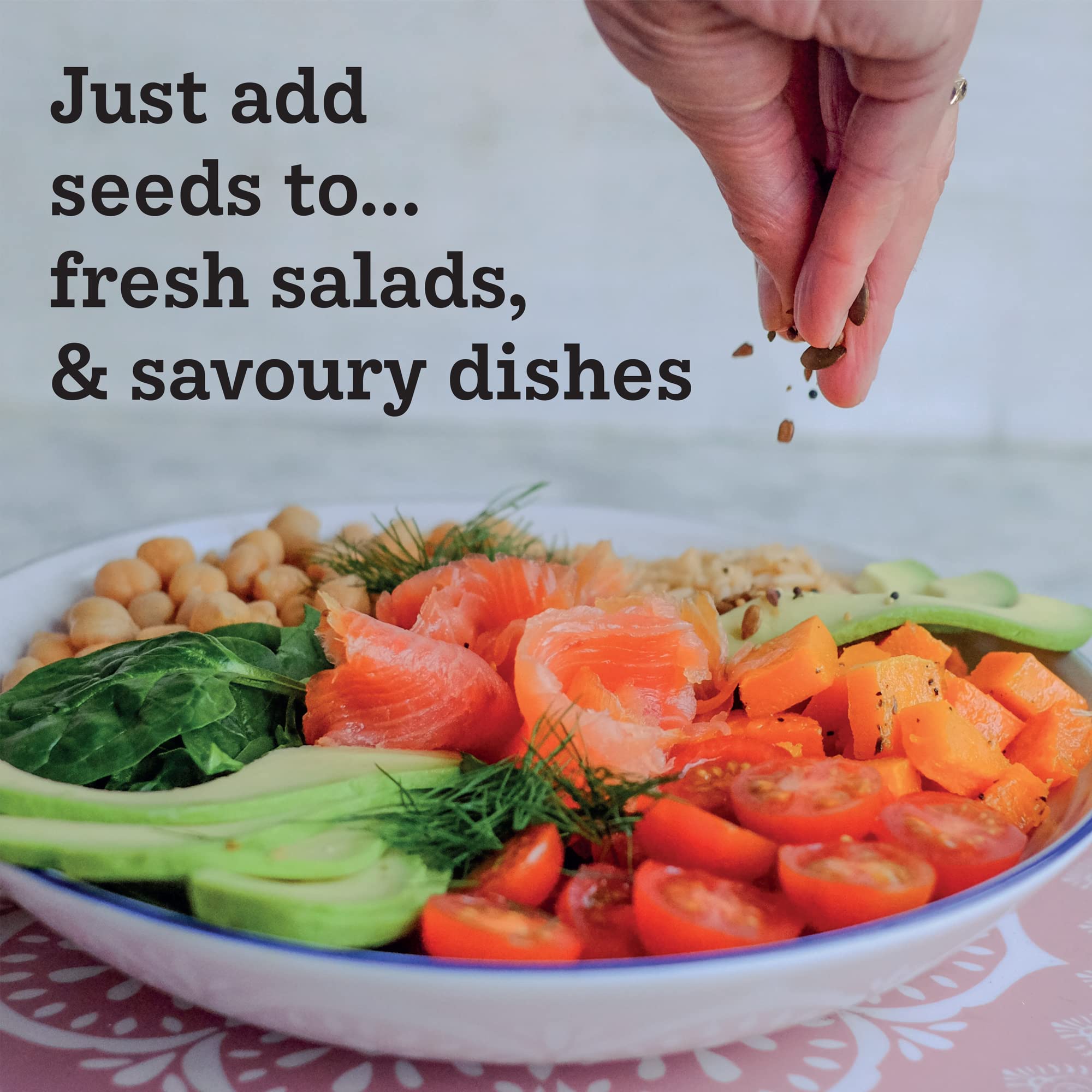 Munchy Seeds Lightly Toasted 7 Seed Mix - 500g | Source of Protein & Fibre | Vegan Snack 6