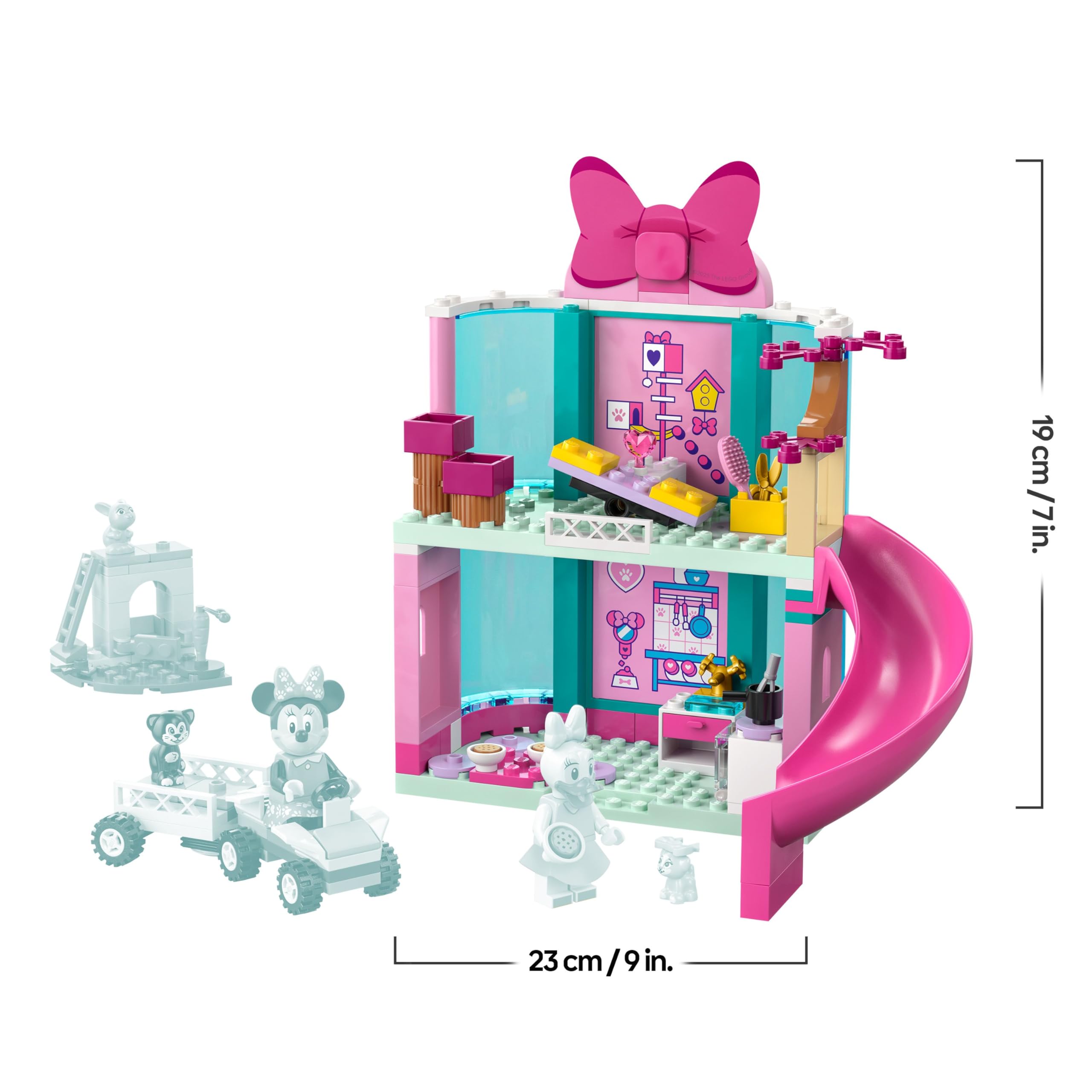 LEGO Disney Minnie’s Pet Hotel Building Set 43274 | Ages 4+ | Includes Minnie Mouse & Daisy Duck 8