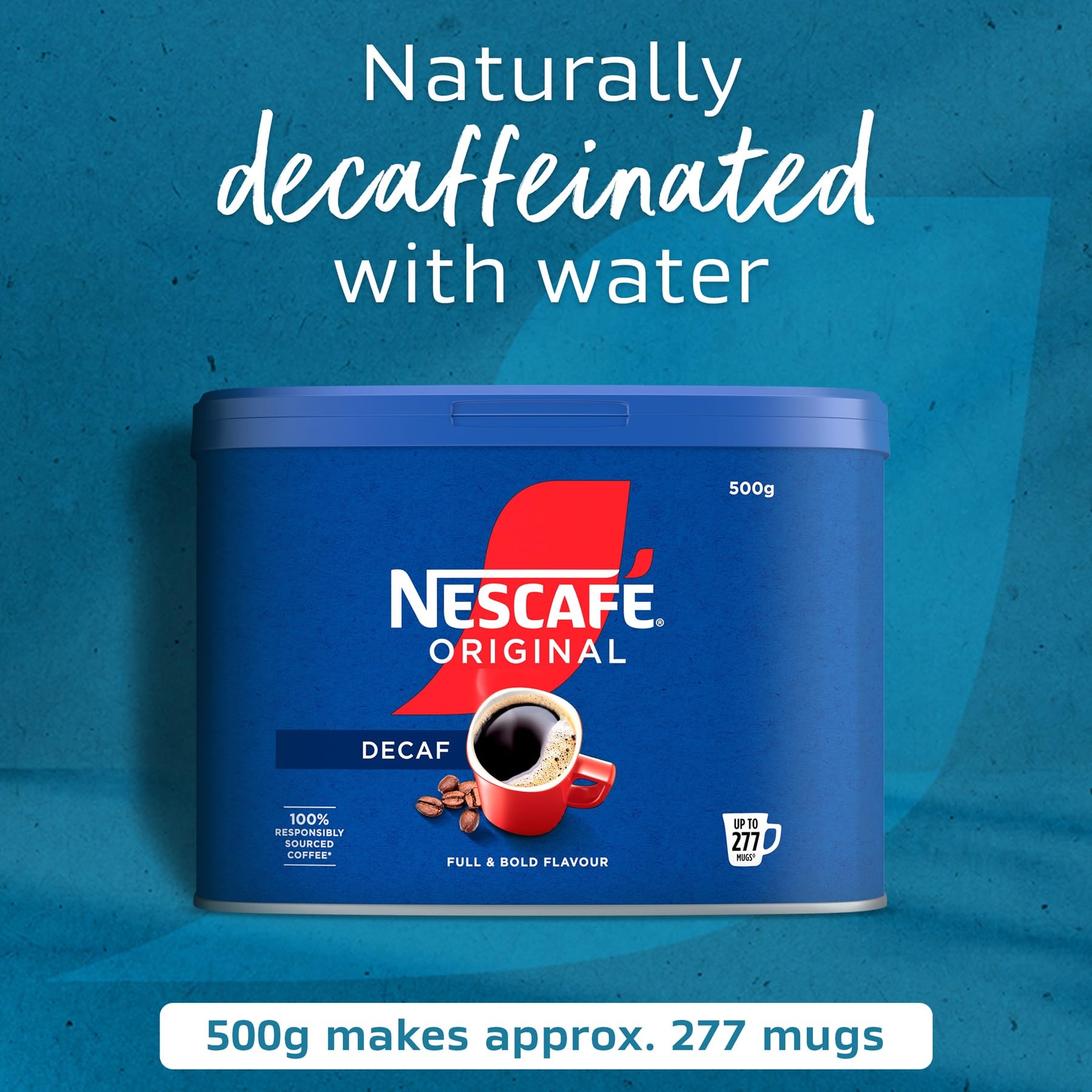 NESCAFÉ Original Decaff Instant Coffee Granules - Smooth Flavour | 500g Tin 4