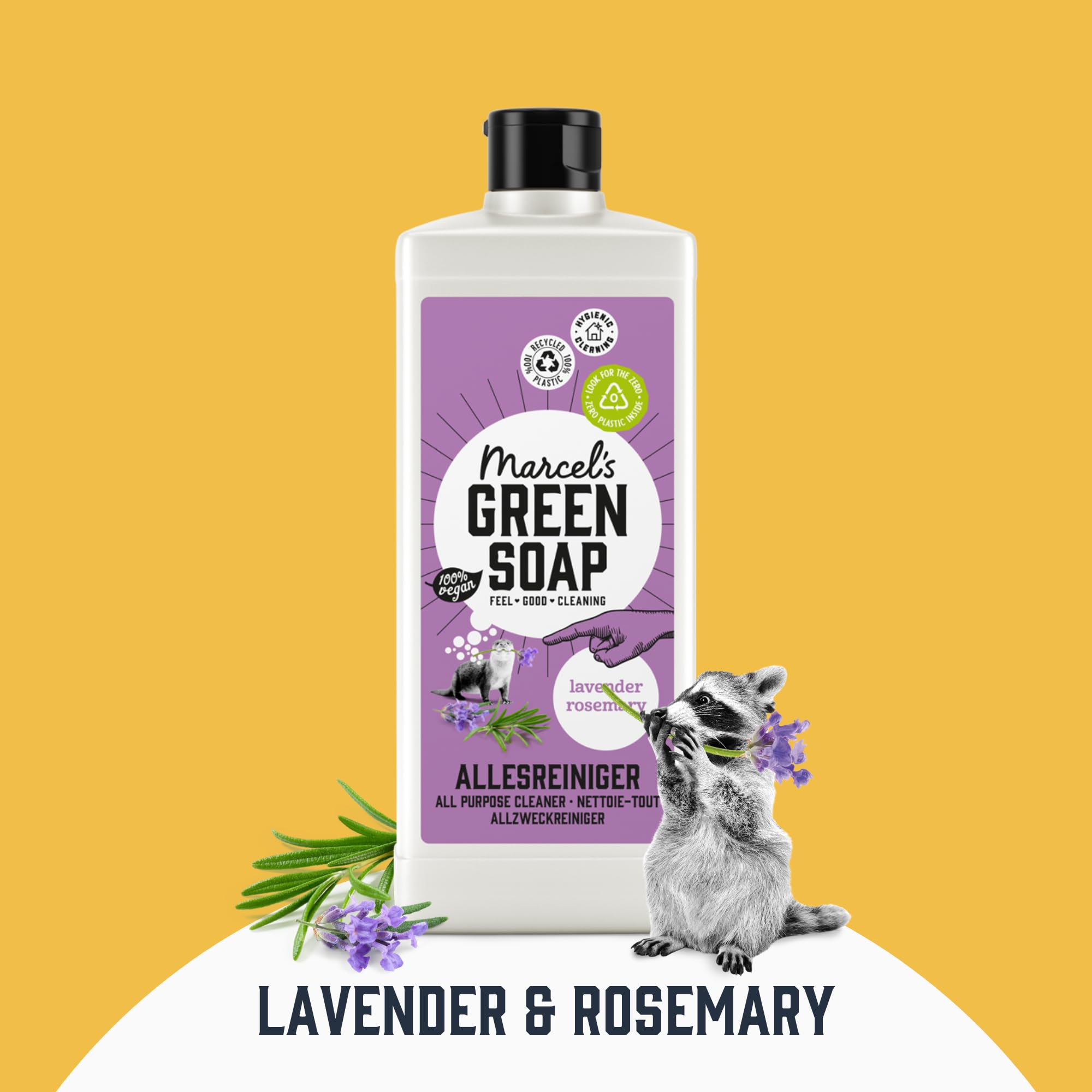Marcel's Green Soap All Purpose Cleaner - Lavender & Rosemary Scent | 750 ml | Vegan & Microplastic-Free 7