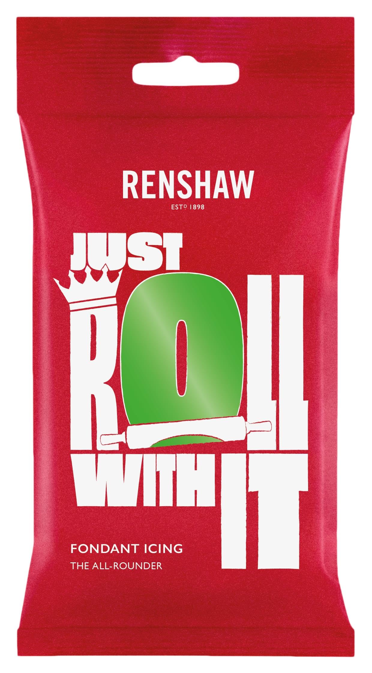 Renshaw Just Roll With It Fondant Icing - Lincoln Green | 1 kg Pack