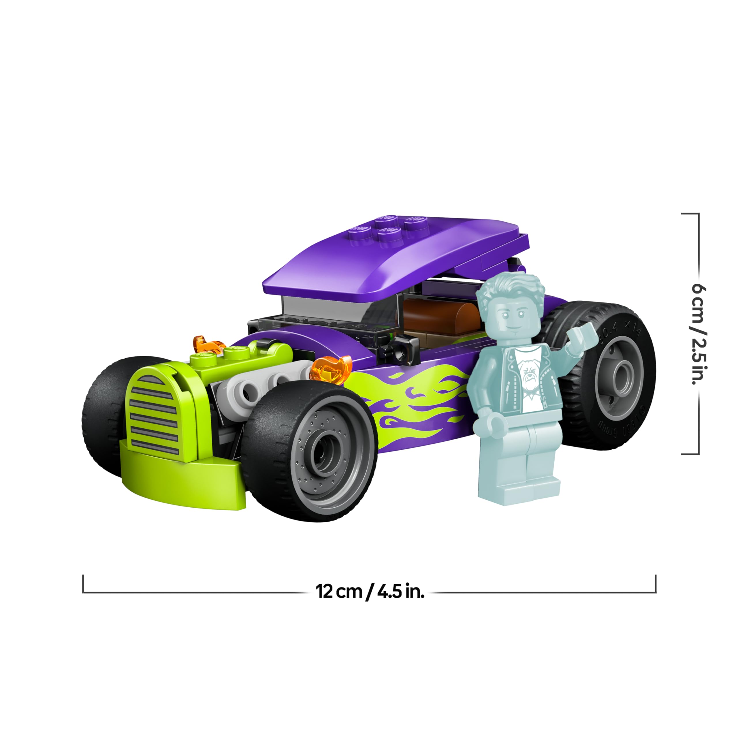 LEGO City Hot Rod Race Car Toy Set 60485 with Driver Minifigure | Ages 5+ 8