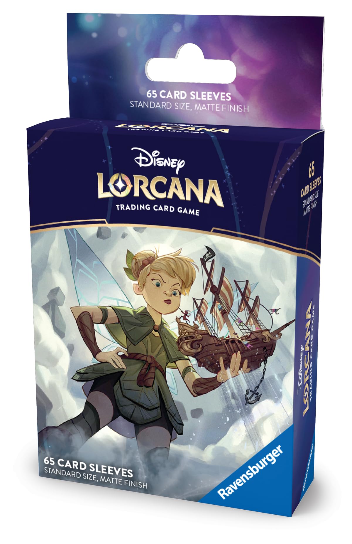 Ravensburger Disney Lorcana TCG - 65 Tinkerbell Card Sleeves | Matte Finish | Standard Size 7