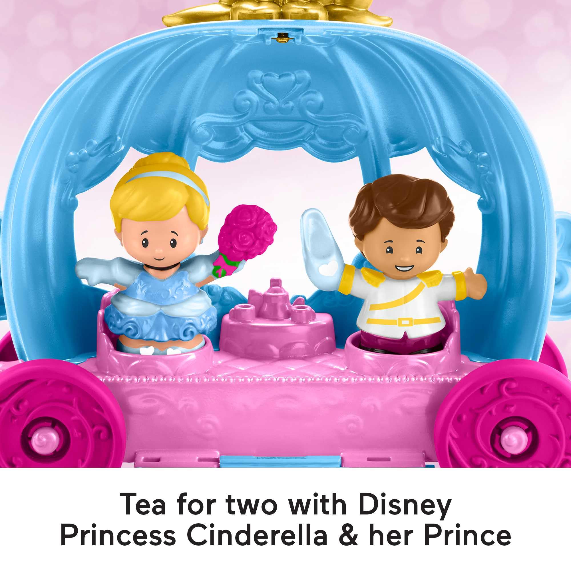 Fisher-Price Little People Disney Princess Cinderella’s Dancing Carriage Playset | Ages 1.5-5 4