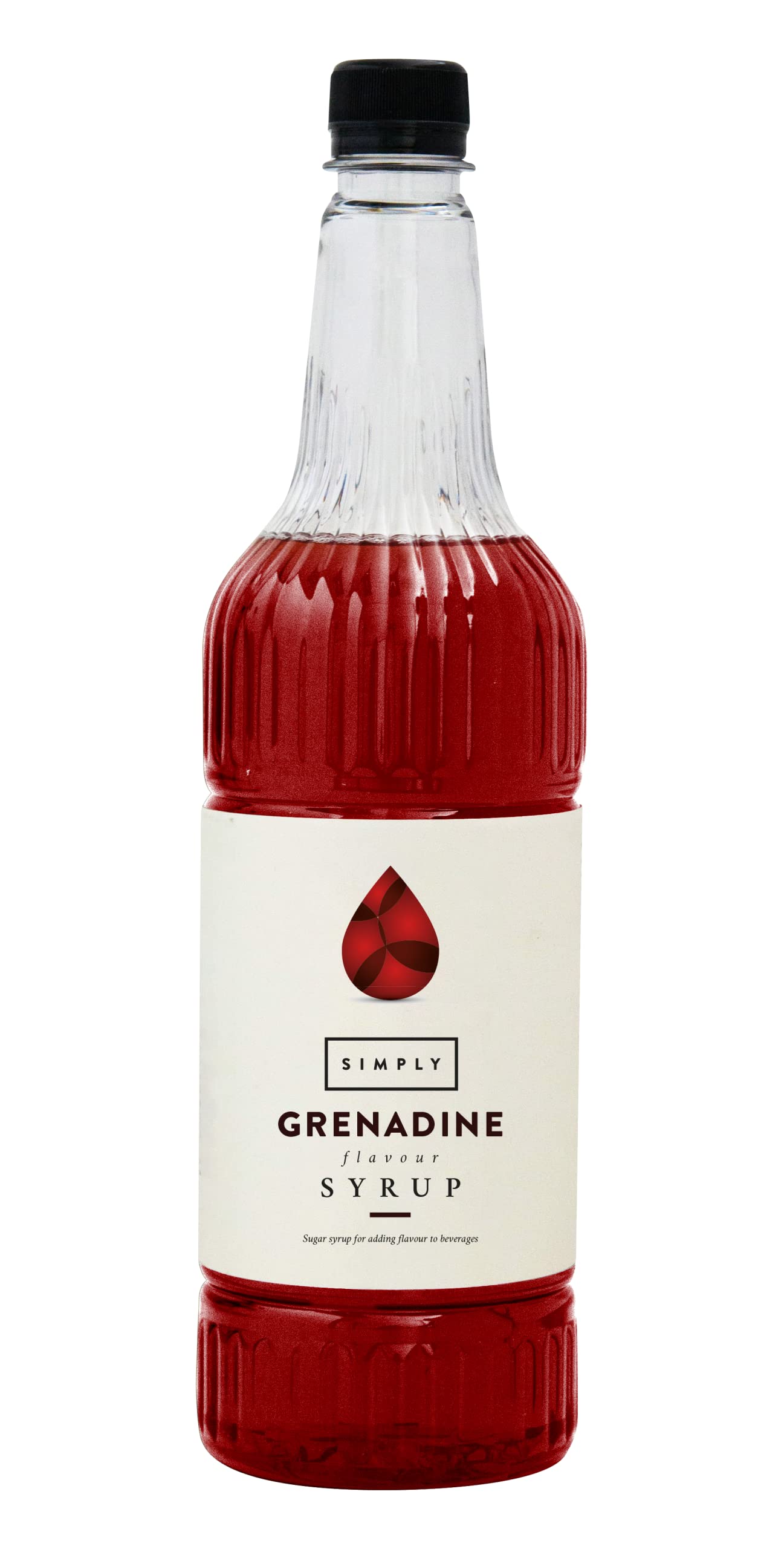 Simply Grenadine Syrup - Vegan, Nut Free Flavoured Syrup for Coffee & Cocktails | 1 L