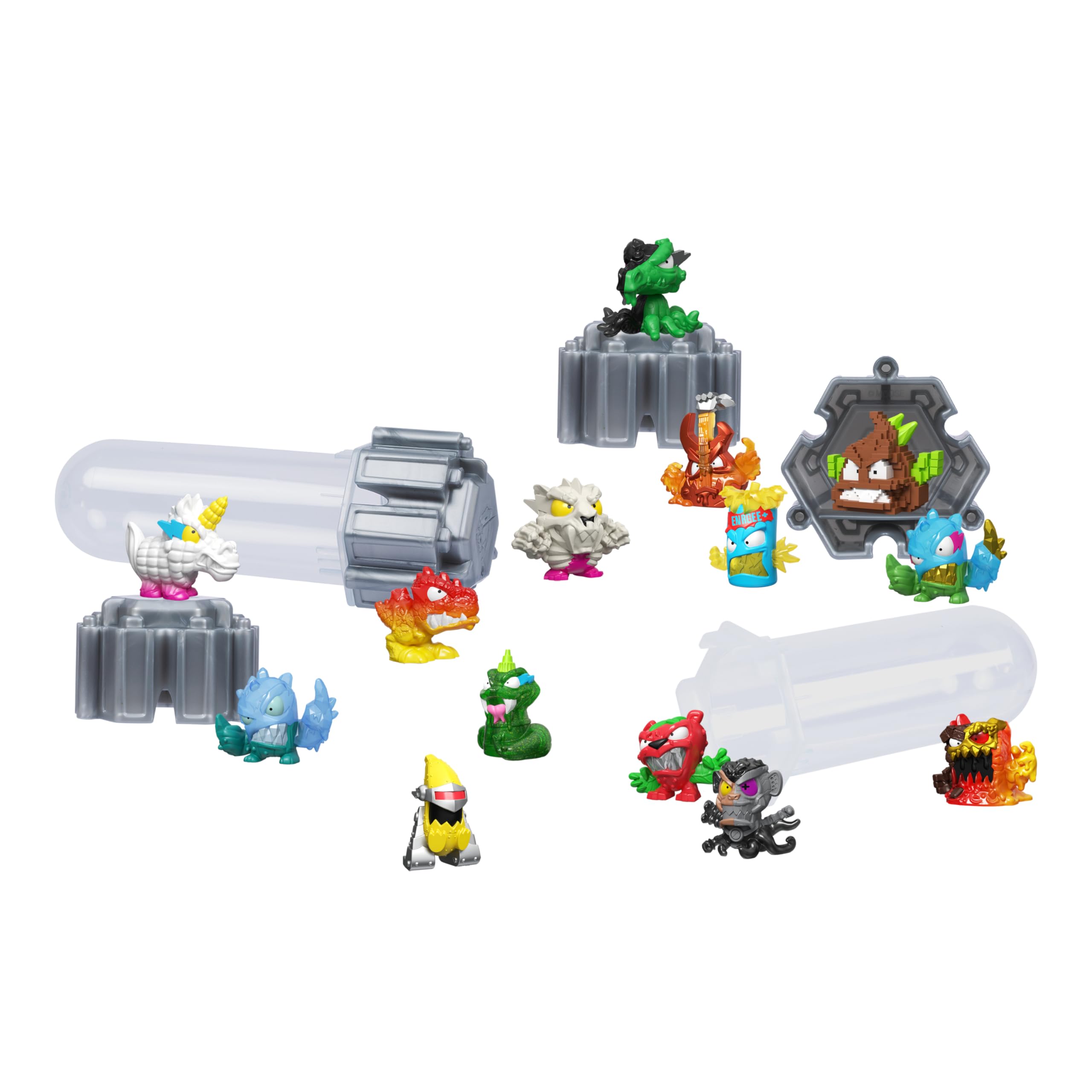 MRBEAST LAB Hyper Fusion Series Mega Lab Pack Action Figures | 14 Figures, 1-inch 5