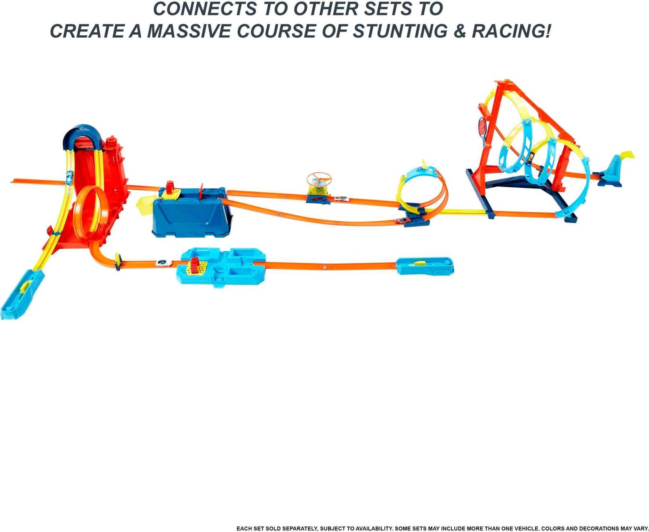 Hot Wheels Track Builder Unlimited Fuel Can Stunt Box | Includes 1 Vehicle | Ages 6+ | Model HDX78 7