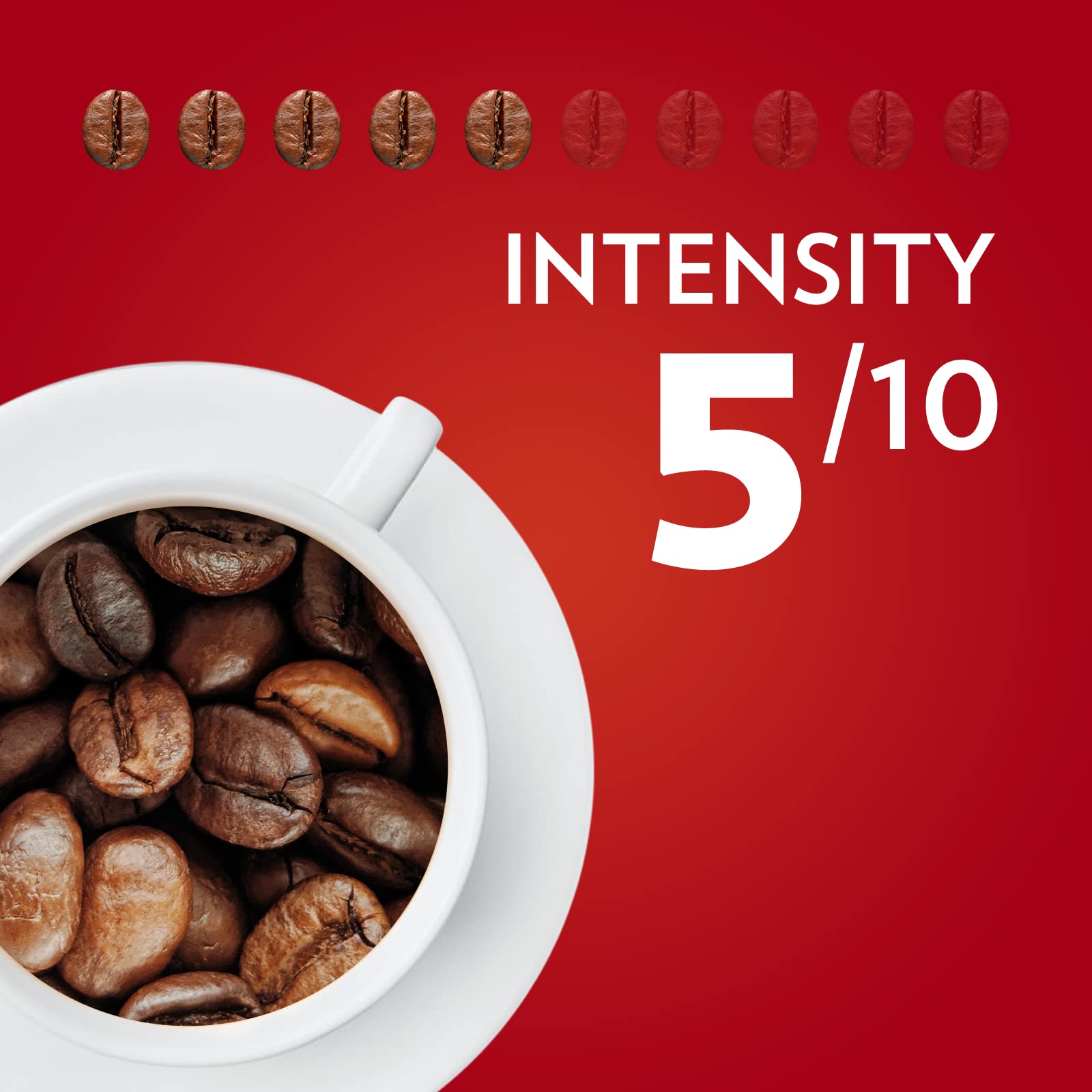Lavazza Qualità Rossa Roasted Whole Coffee Beans - Arabica & Robusta Blend | Intensity 5/10 | 1 Kg 6