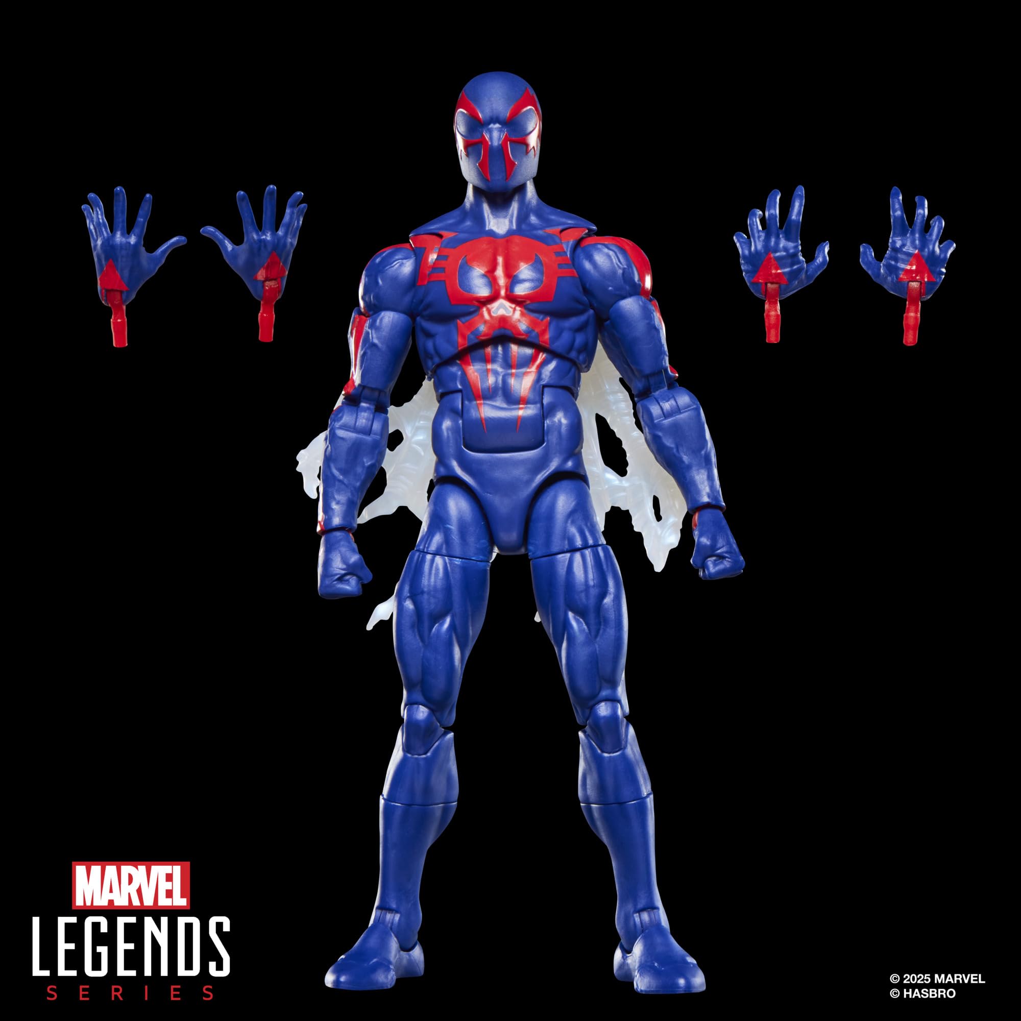 SPIDER-MAN Marvel Legends Series Spider-Man 2099 Retro Cardback Action Figure | 6 Inch