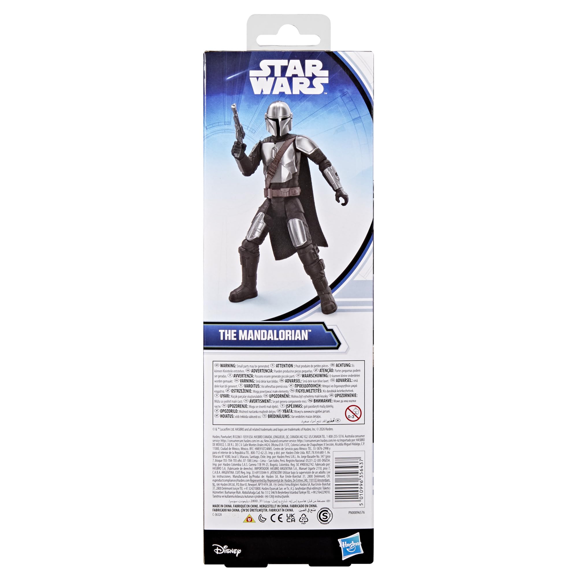 Star Wars Titan Series The Mandalorian Action Figure - 12 Inch Scale | 9 Points of Articulation 5