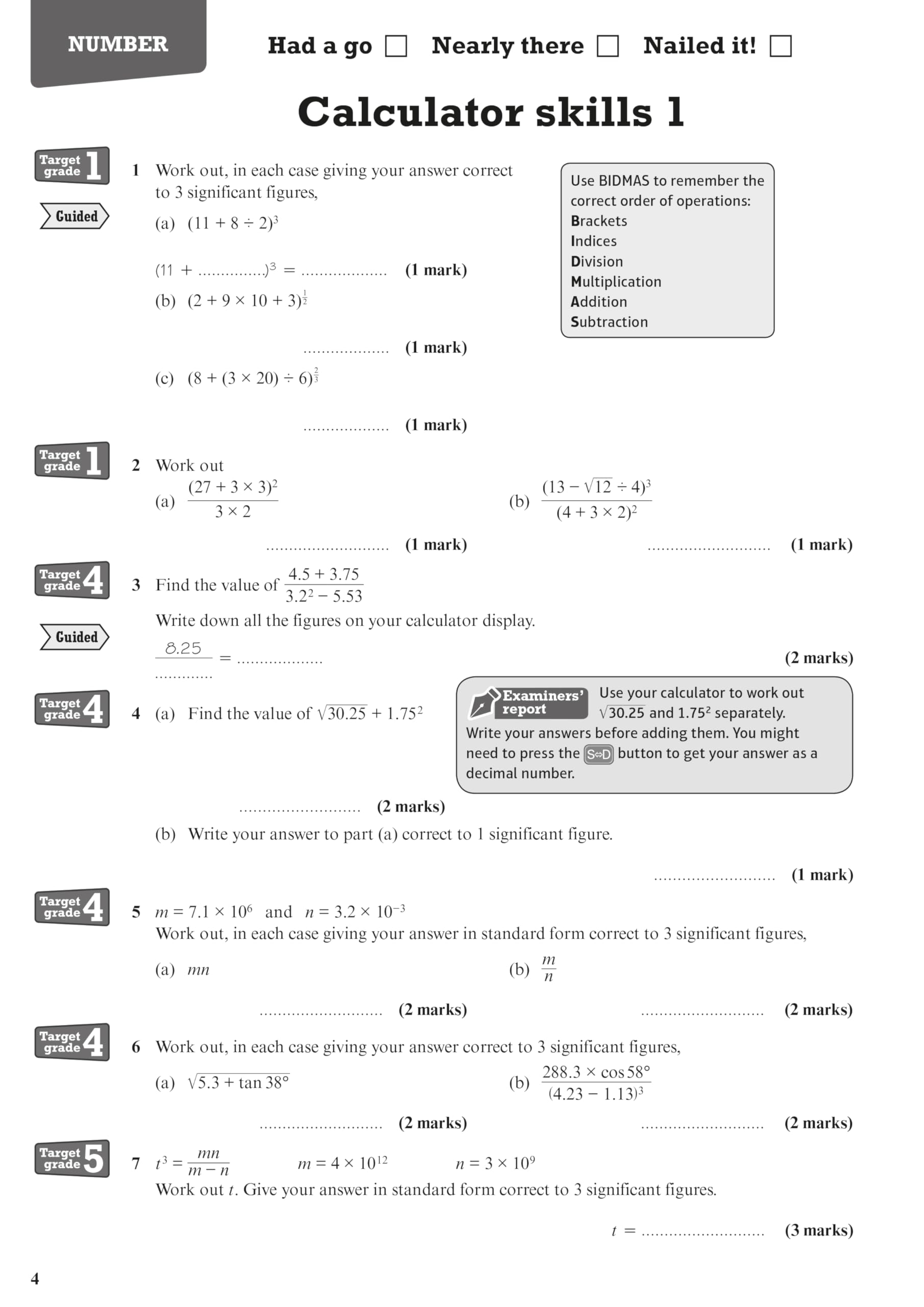 PEARSON EDUCATION Pearson Edexcel GCSE (9-1) Mathematics Higher Revision Workbook | 2021/2022 Exams 6
