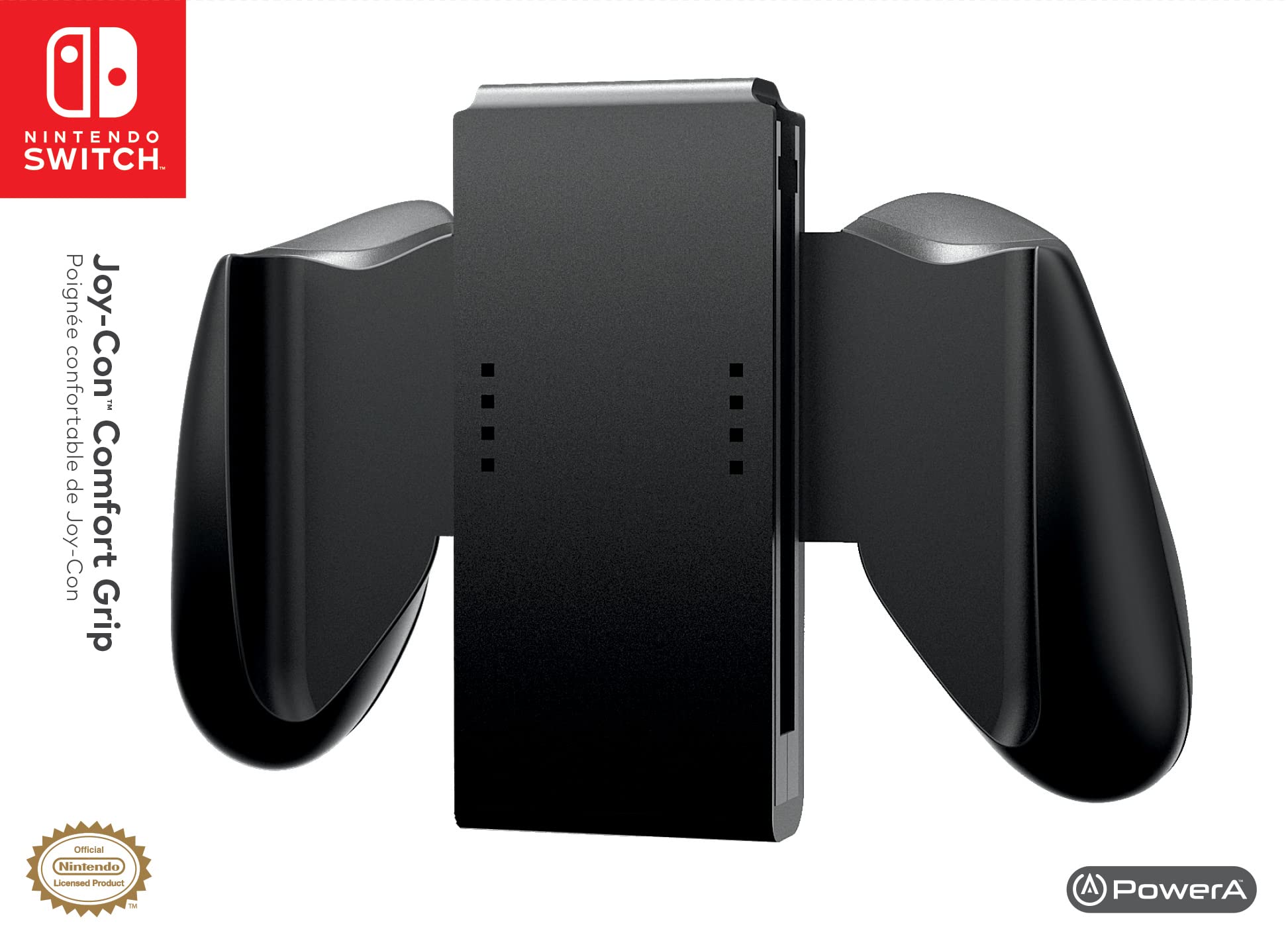 PowerA Comfort Grip for Nintendo Switch/OLED/Lite - Black | Ergonomic Controller Accessory 4