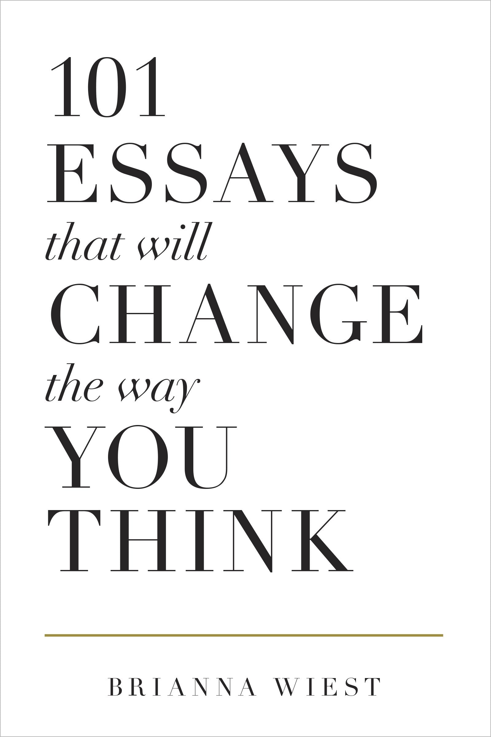 THOUGHT CATALOG 101 Essays That Will Change The Way You Think | Practical & Motivational Self Help Paperback