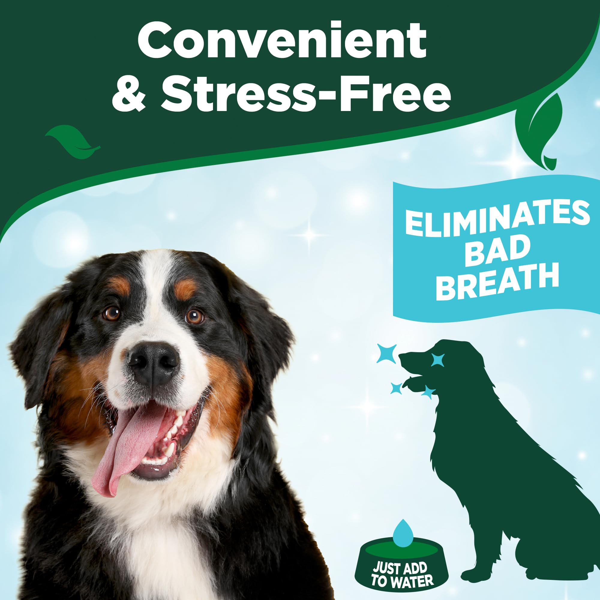 Vet's Best Breath Freshener Water Additive for Dogs - Reduces Plaque & Tartar | 500ml 3
