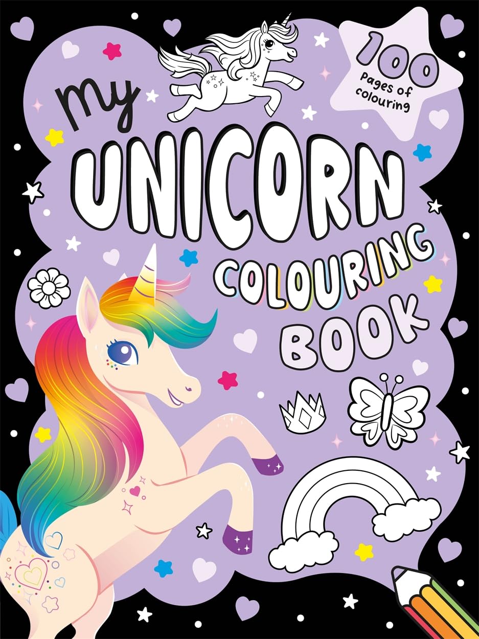 Igloo Books My Unicorn Colouring Book - 100 Pages of Magical Colouring | Ages 4-6