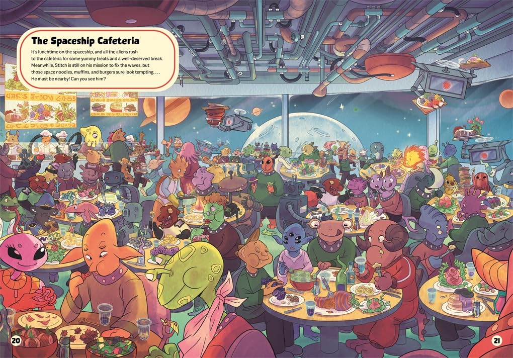 Studio Press Where's Stitch?: A Limited Halloween Edition Disney Search-and-Find Activity Book 3