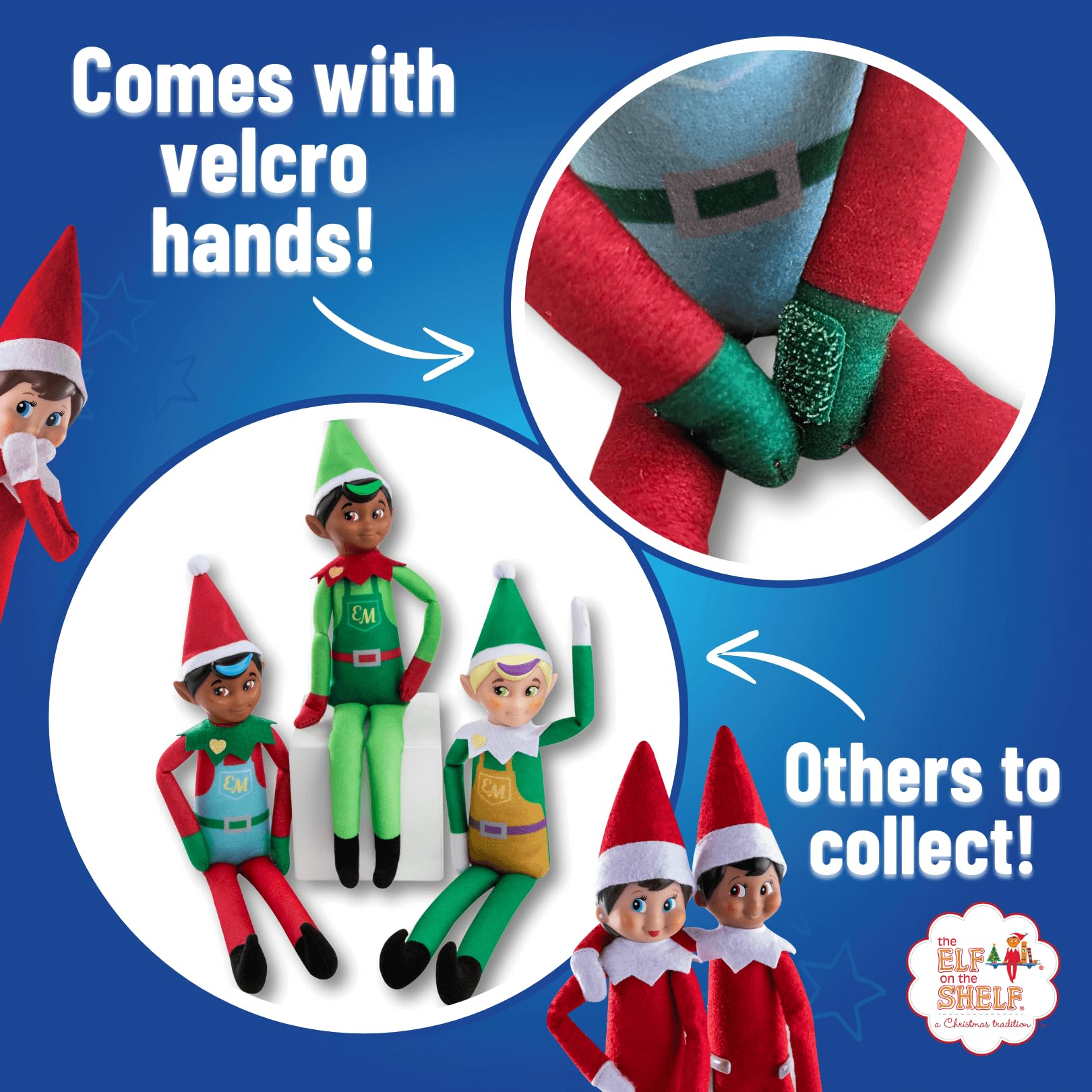 Elf Mates Boy Elf Plush Toy - 12" Official Elf on the Shelf Companion for Kids 3