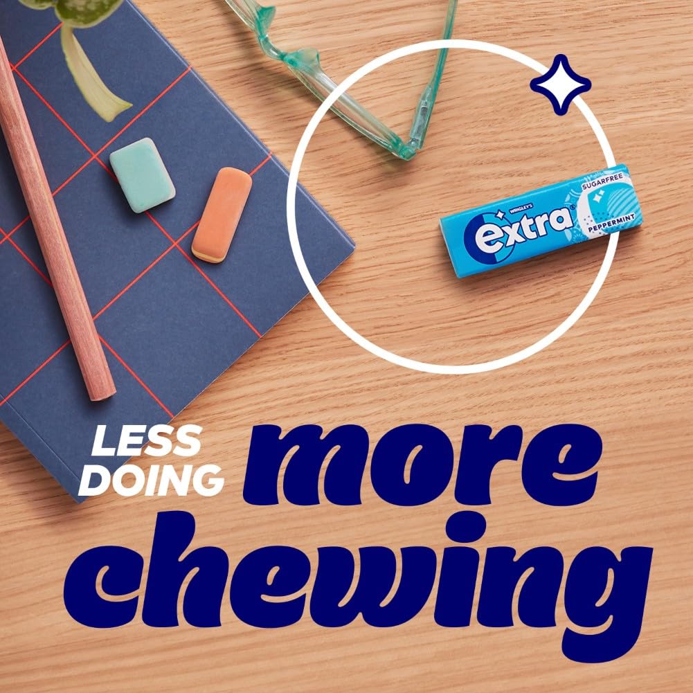 Wrigley's - Extra Peppermint Chewing Gum Sugar Free (84 g) 6