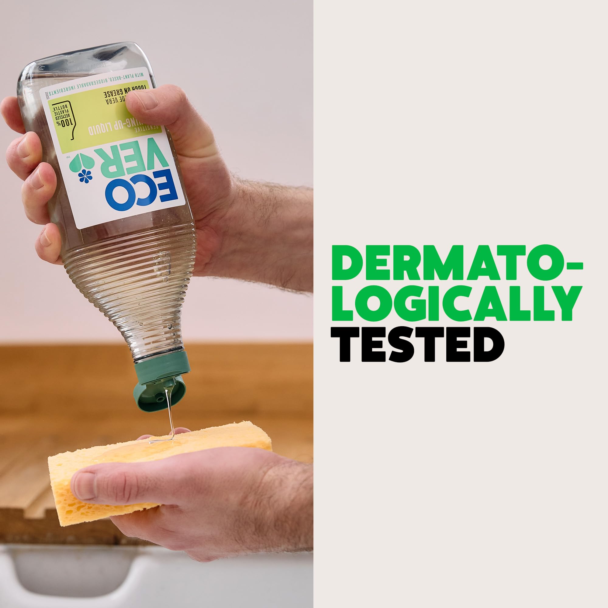 Ecover Washing-Up Liquid - Tough on Grease | Biodegradable Formula | 950 ml Camomile & Clementine 3