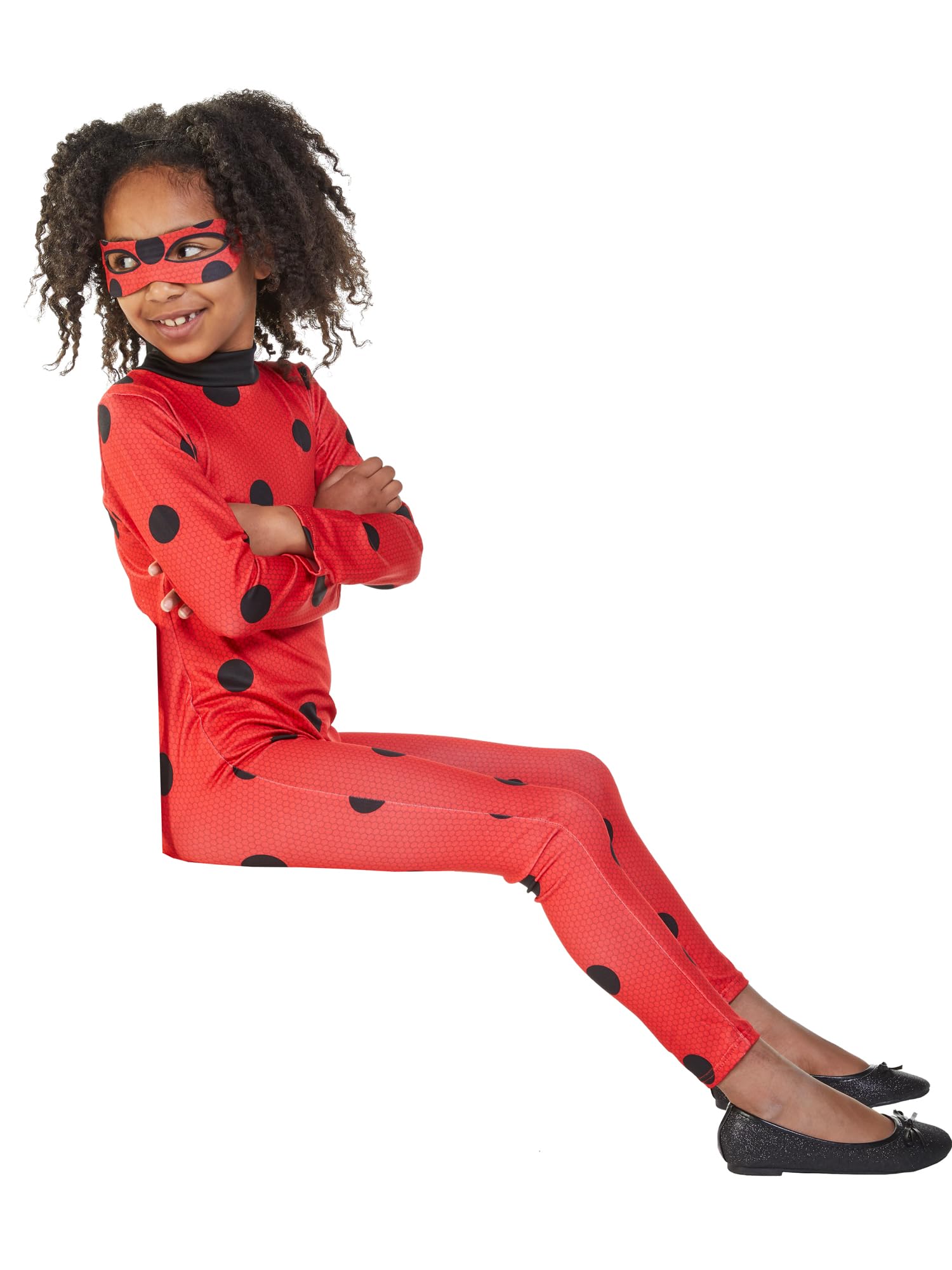 Rubies Miraculous Ladybug Classic Costume - Size 5-6 | Includes Mask | Polyester 5