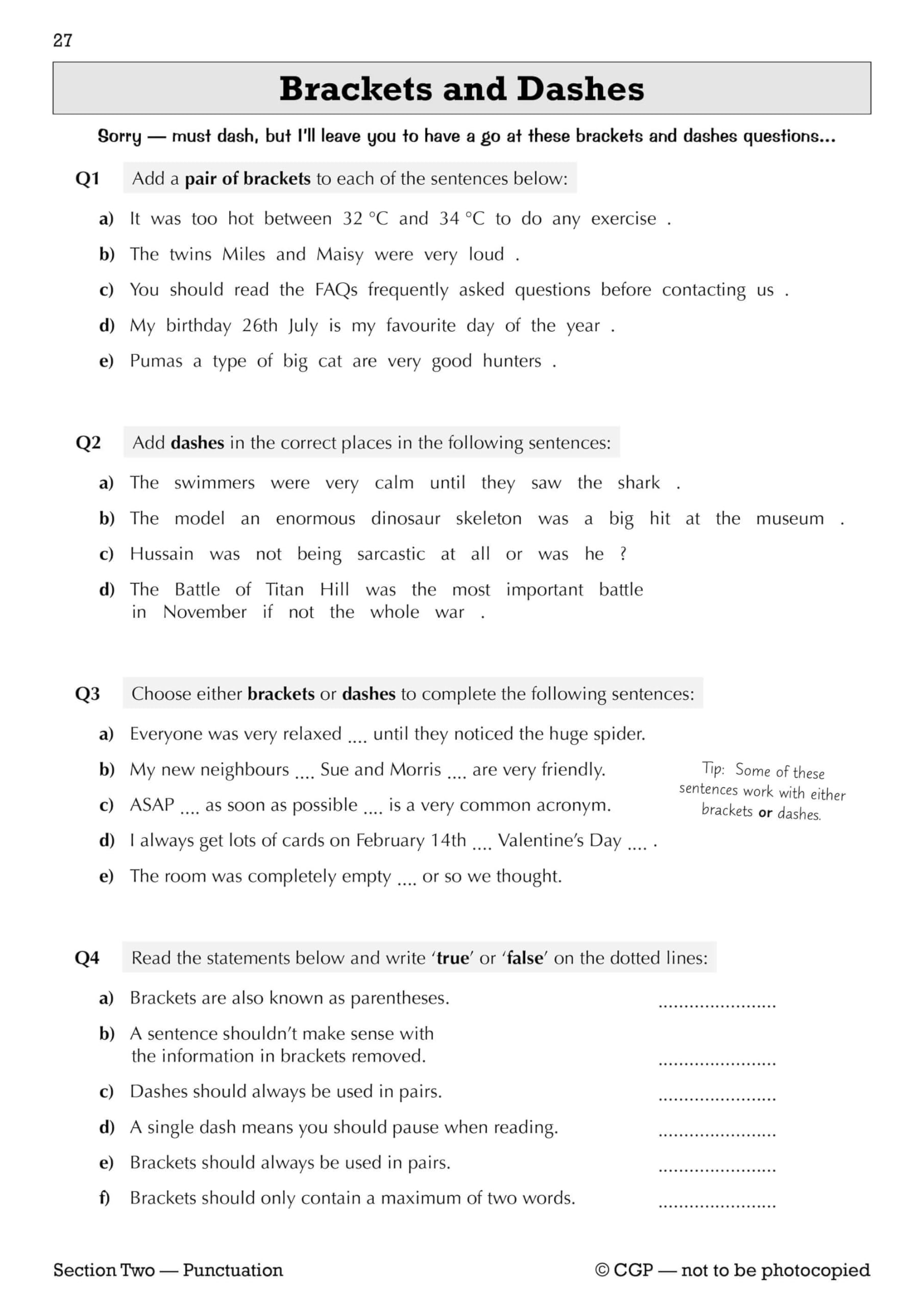 CGP Spelling, Punctuation and Grammar for KS3 - Workbook (with answers) | Paperback | Reading Age 11-14 5