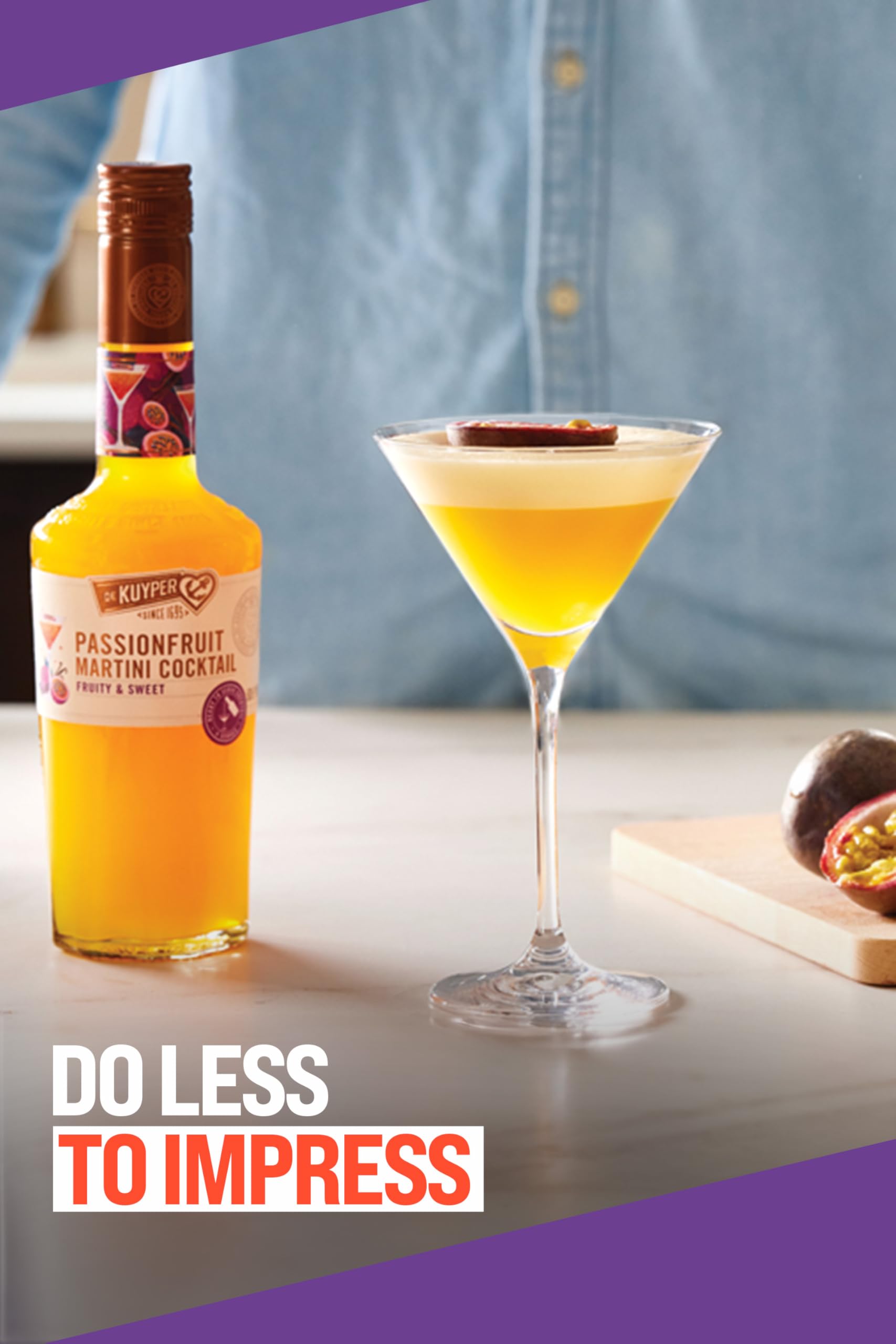 De Kuyper Passion Fruit Martini Cocktail - Ready to Drink | Tropical Flavor 6