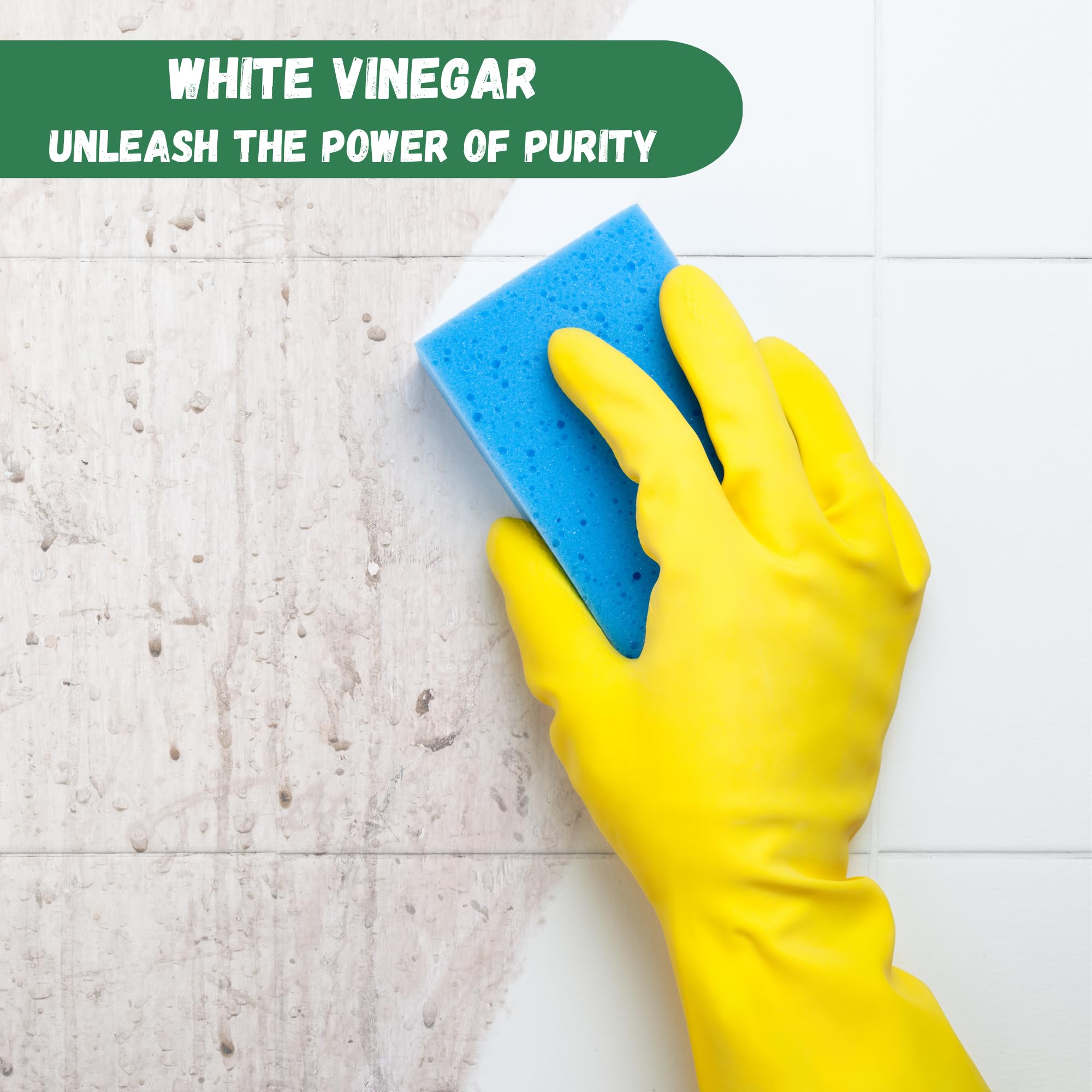 BLUES White Vinegar Cleaning Spray - 500ml All-Purpose Cleaner with 4% Acetic Acid 6