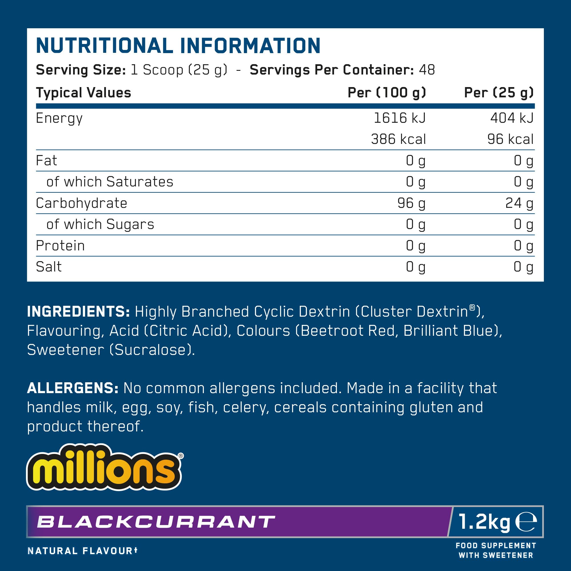 Applied Nutrition Carb X Highly Branched Cyclic Dextrin Powder | 1200g Tub | Vegan & Gluten-Free 6