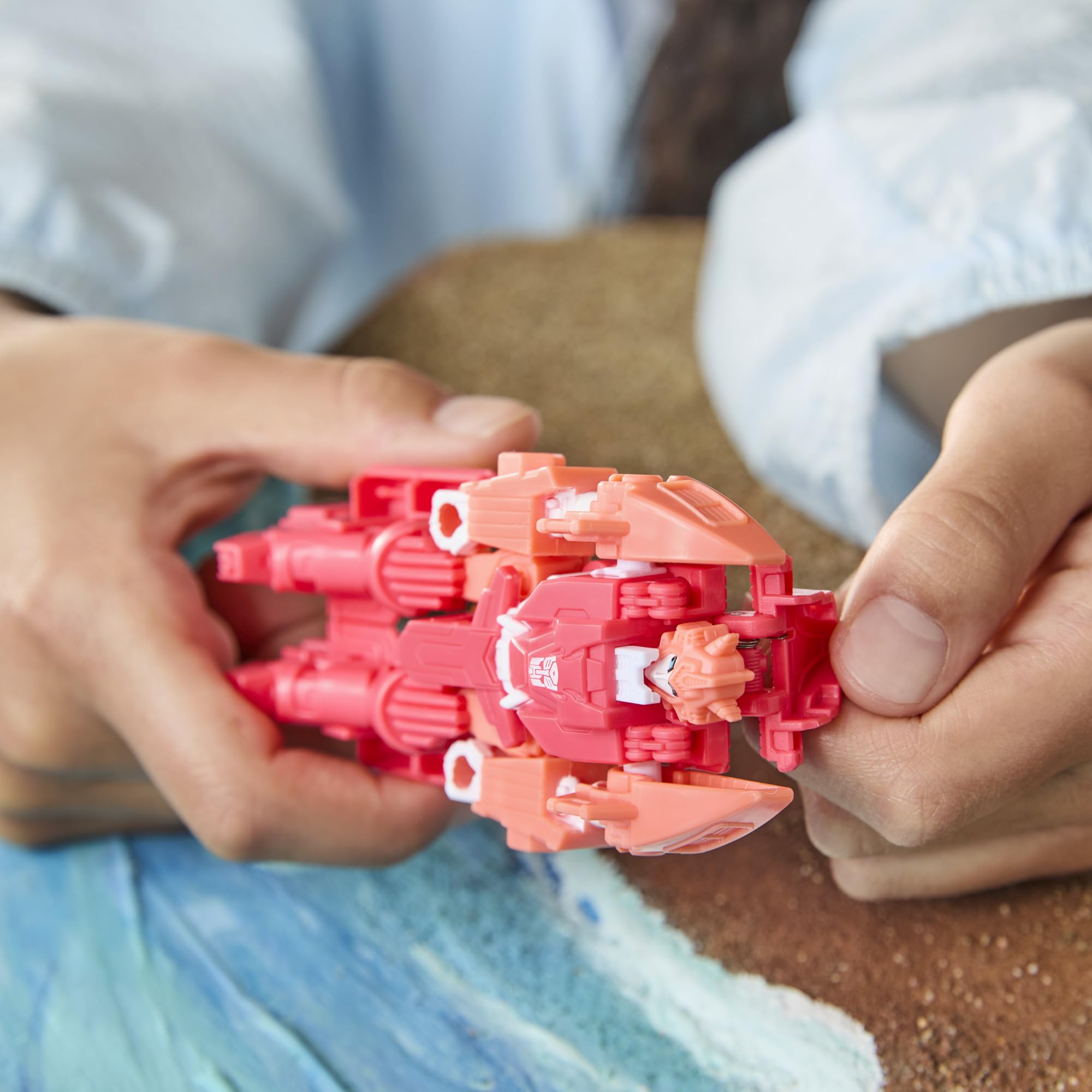 Transformers Elita-1 Cyber Changers Action Figure - 3-Step Conversion | 10cm Robot | Autobot 5