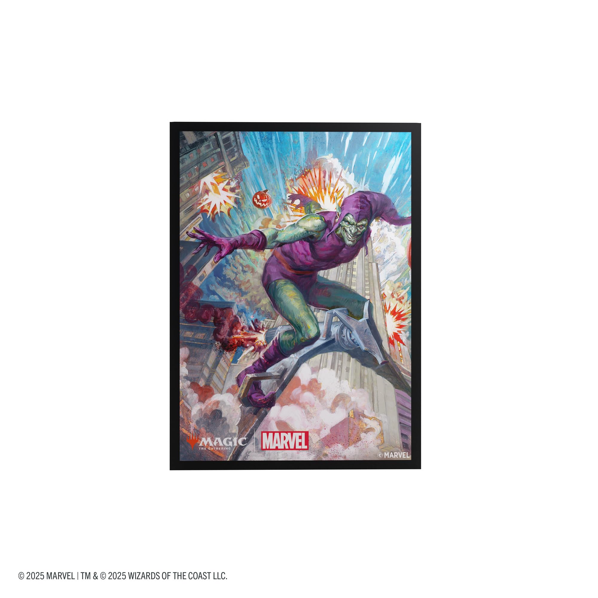 Gamegenic Magic: The Gathering Premium Art Sleeves - Green Goblin | 105 Count | Matte Back 3