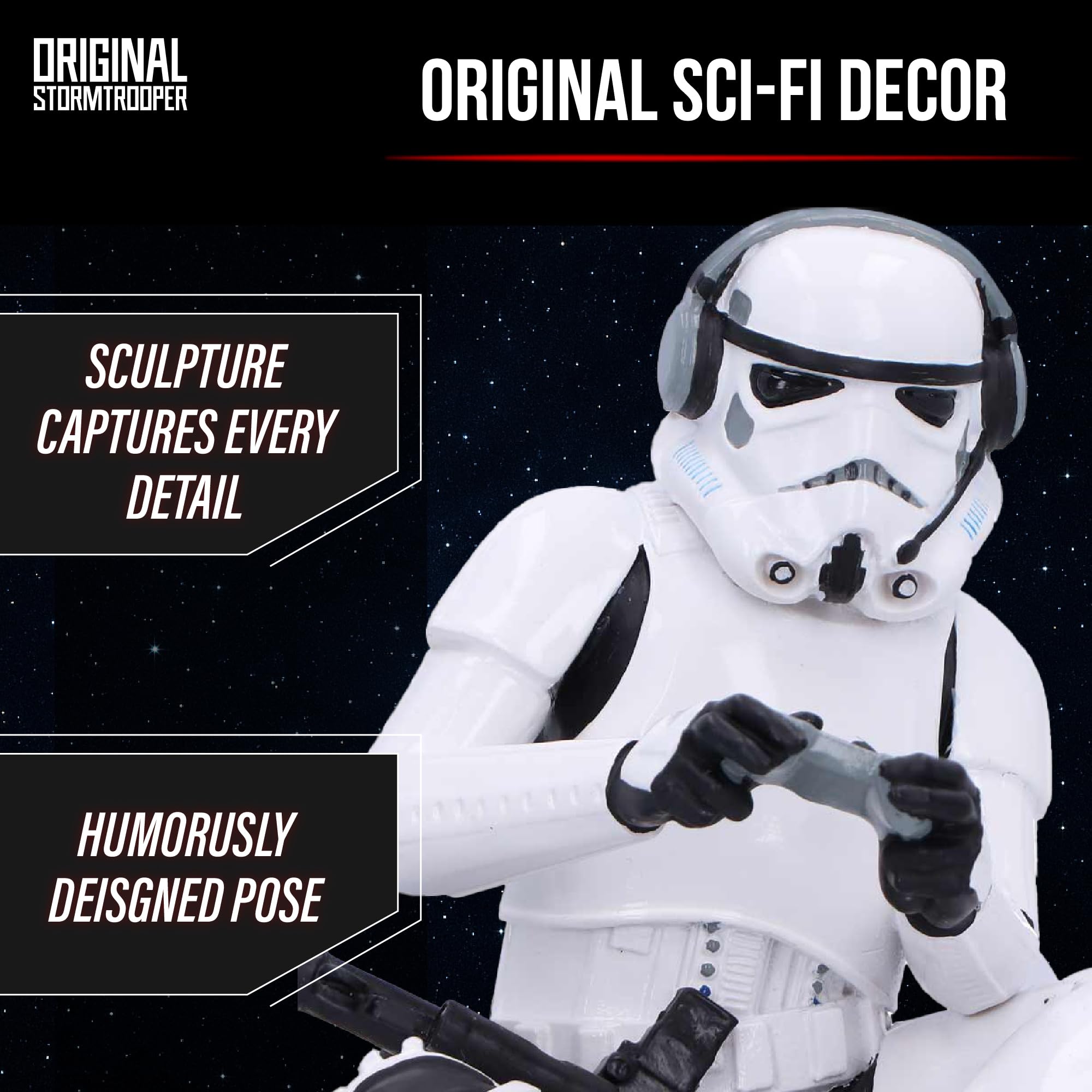 Nemesis Now Star Wars Stormtrooper Game On! Figurine | Resin | Hand-Painted 4