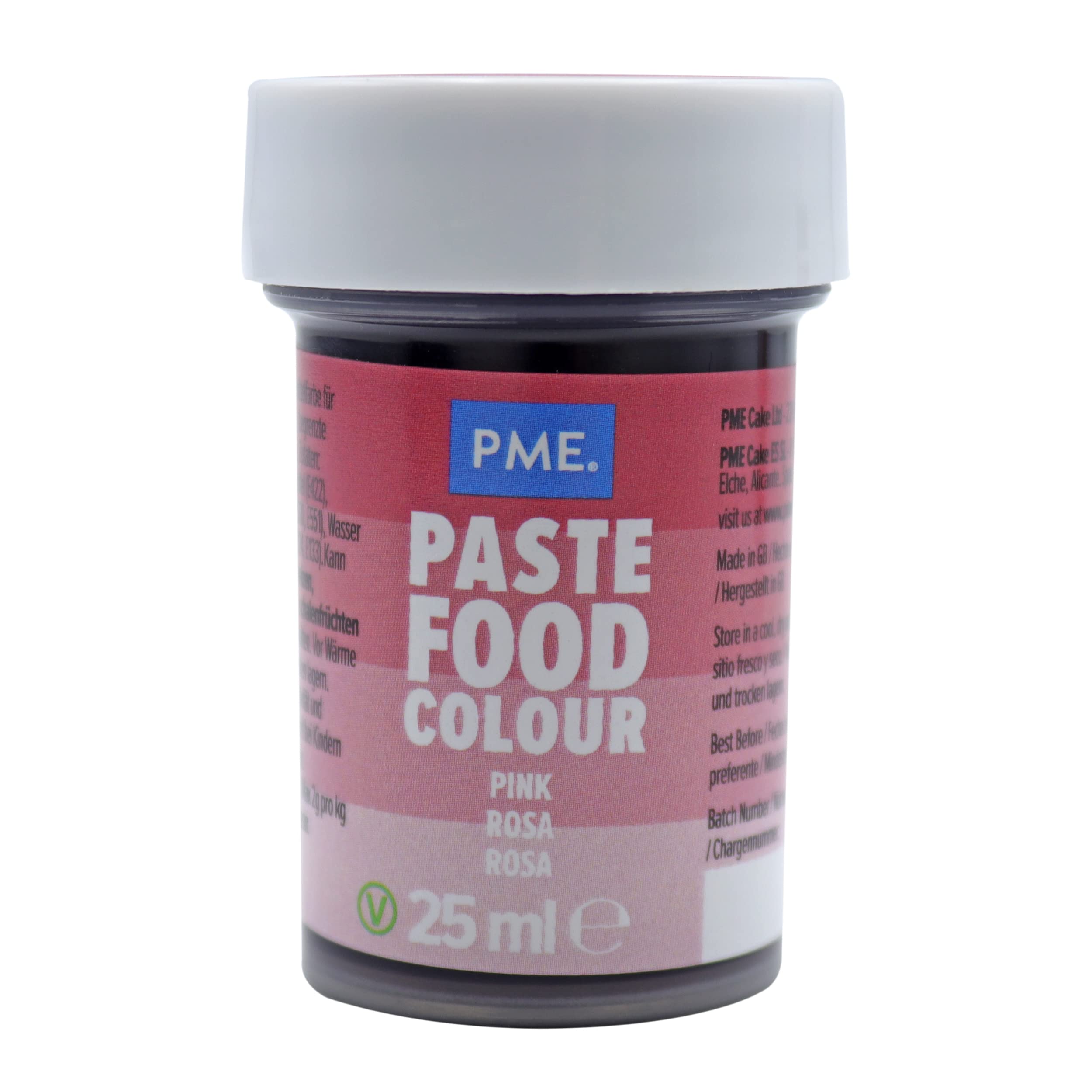 PME Paste Food Colouring - Plum Pink | Concentrated Gel Paste | 25 g Tub
